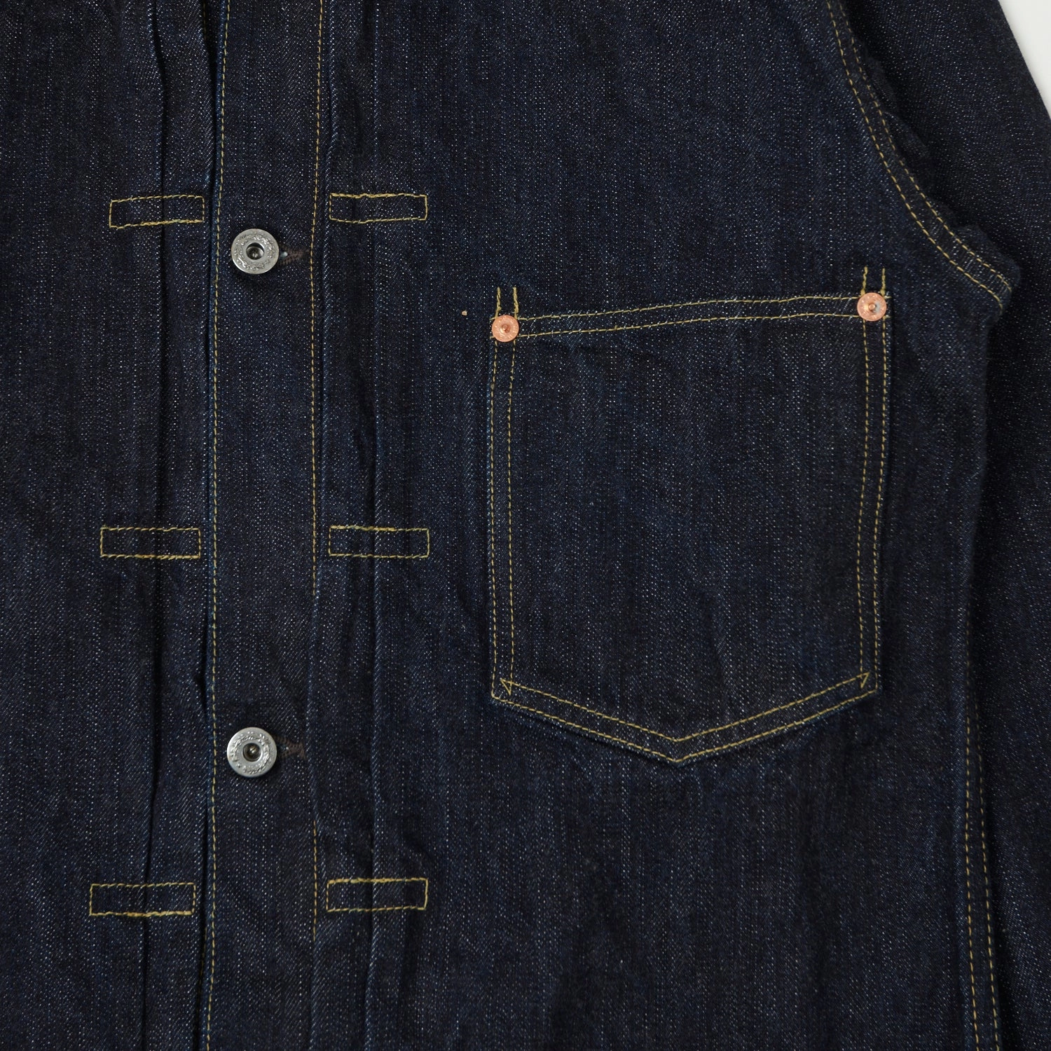 Freewheelers & Co The Vanishing West 506XX '1944-45' Type-I Denim Jacket - One Wash