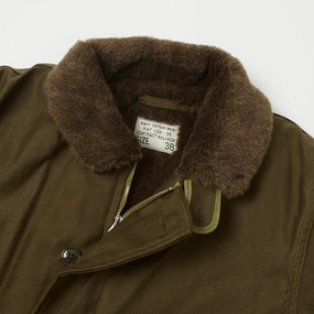 Freewheelers & Co Type N-1 Deck Jacket - Dark Red Beige Freewheelers & Co Type N-1 Deck Jacket - Dark Red Beige