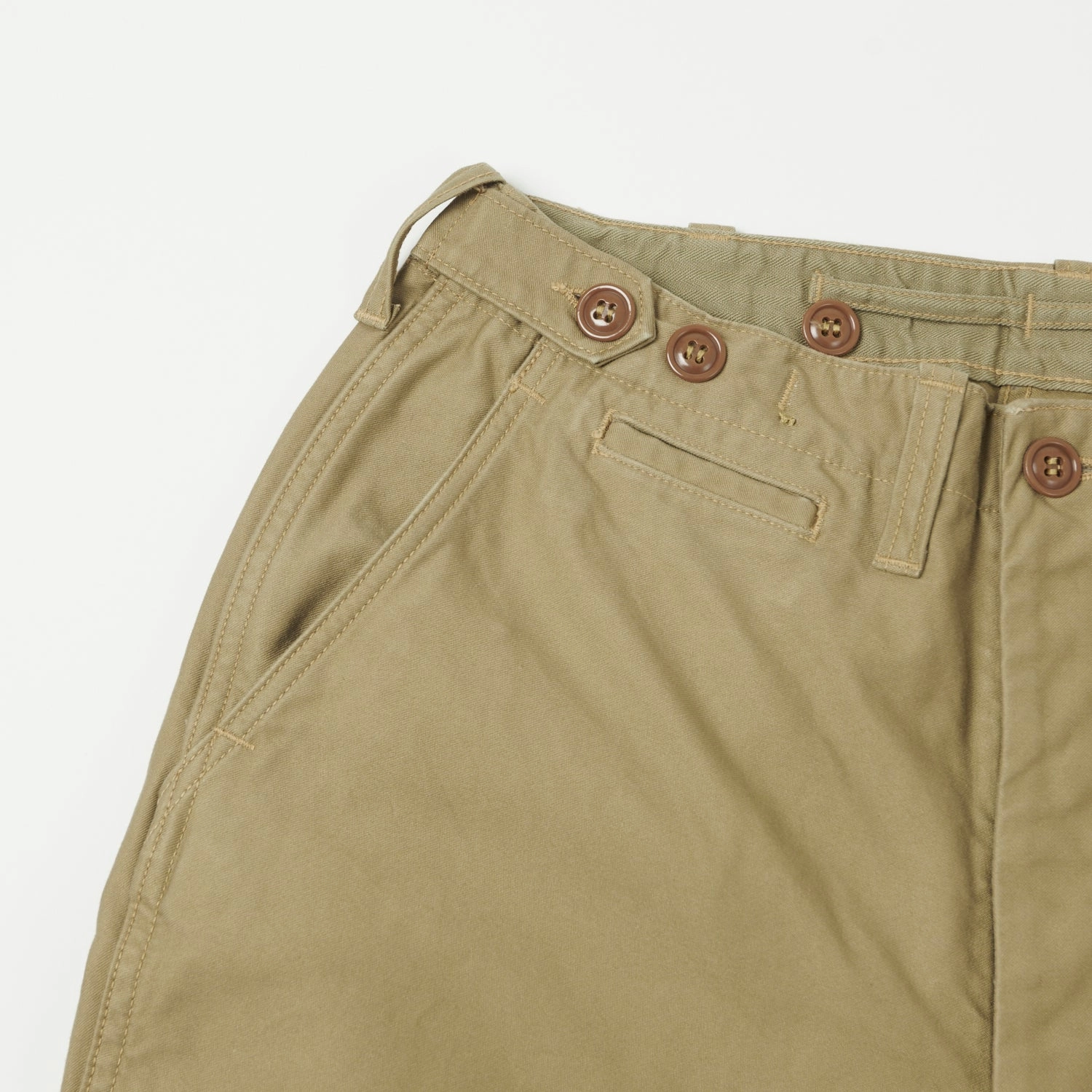 Freewheelers & Co U.S. Military 'M-1943' Trouser -Dark Tan