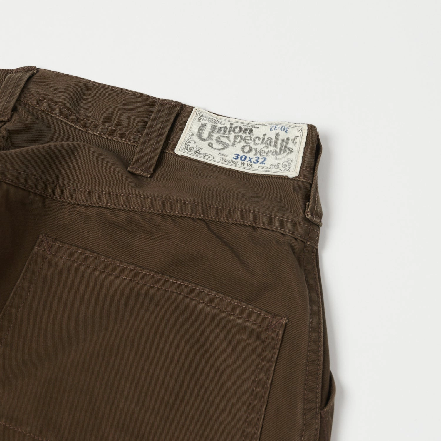 Freewheelers & Co Union Special Overalls ??Grease Monkey?? Overall Trousers - Dark Brown