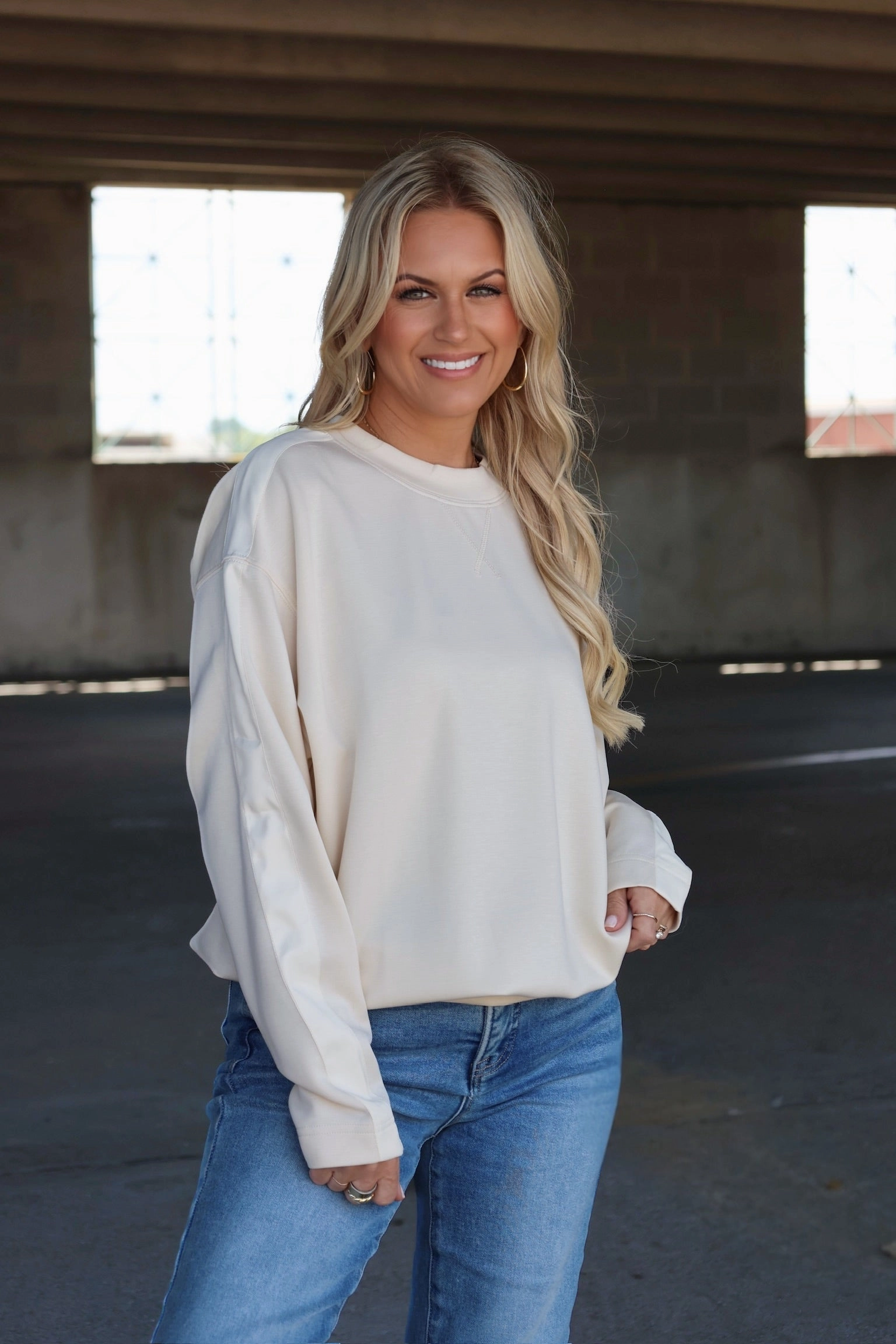 French Vanilla Sweatshirt QuickDryTech