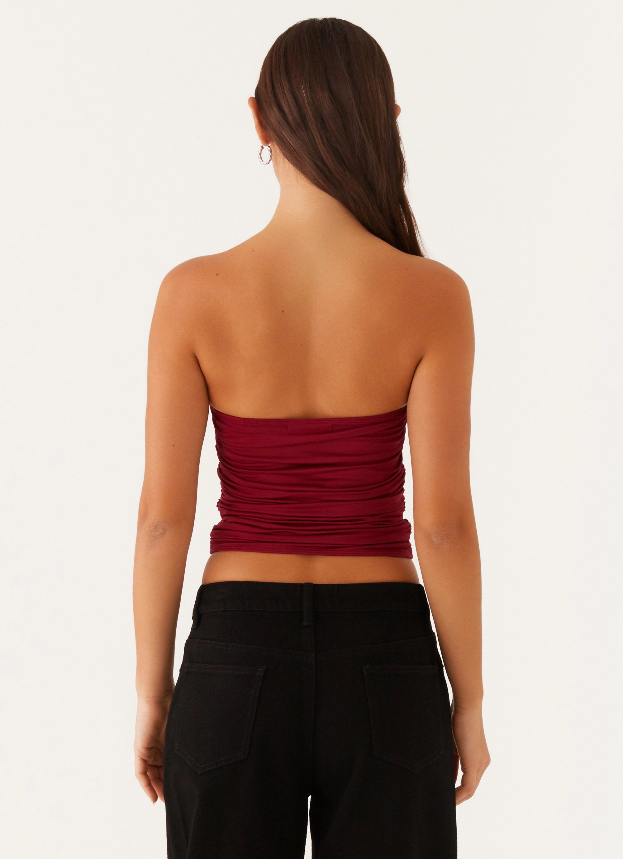Rudy Tube Top - Maroon Odor Resistant Technology Quick Release Buttons