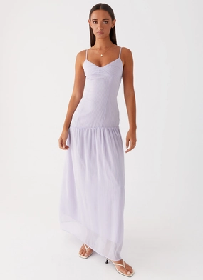 FrictionReduced Seam Shania Maxi Dress - Lavender Shania Maxi Dress - Lavender Work Vibe Organic-Fabric