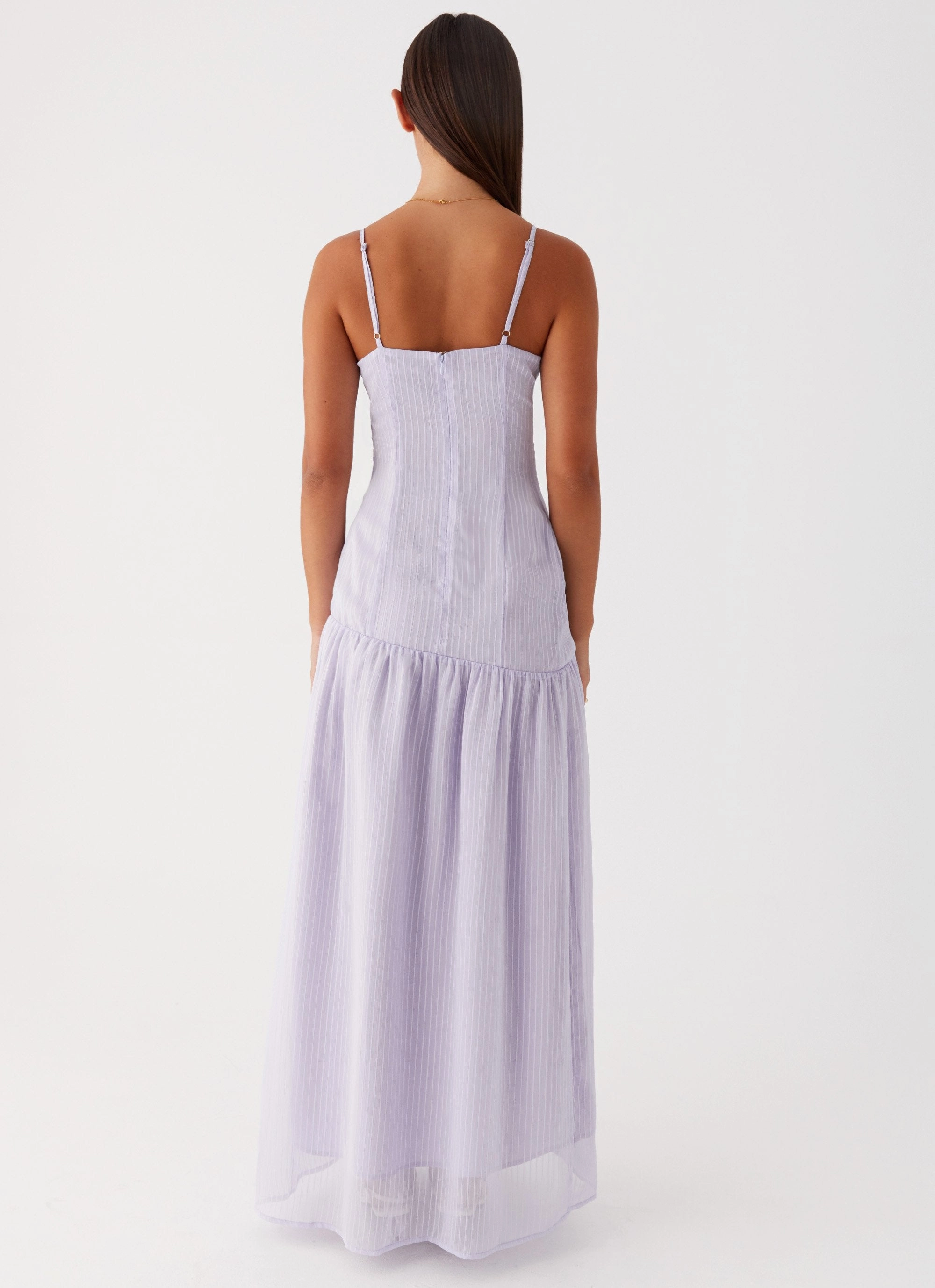 Shania Maxi Dress - Lavender Timeless Wear Versatile Layer Wear