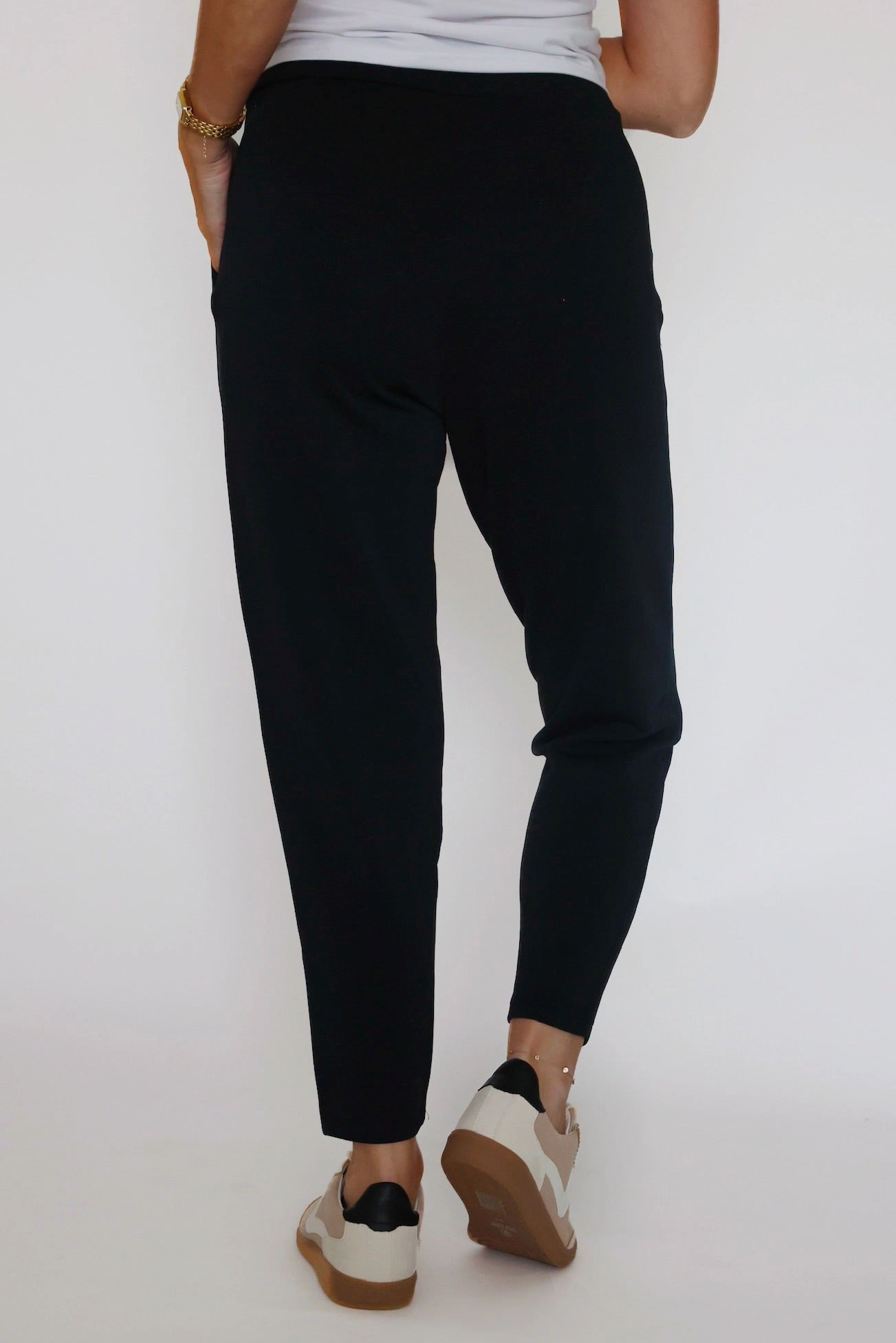 Office Wear Laguna Scuba Pant- Black