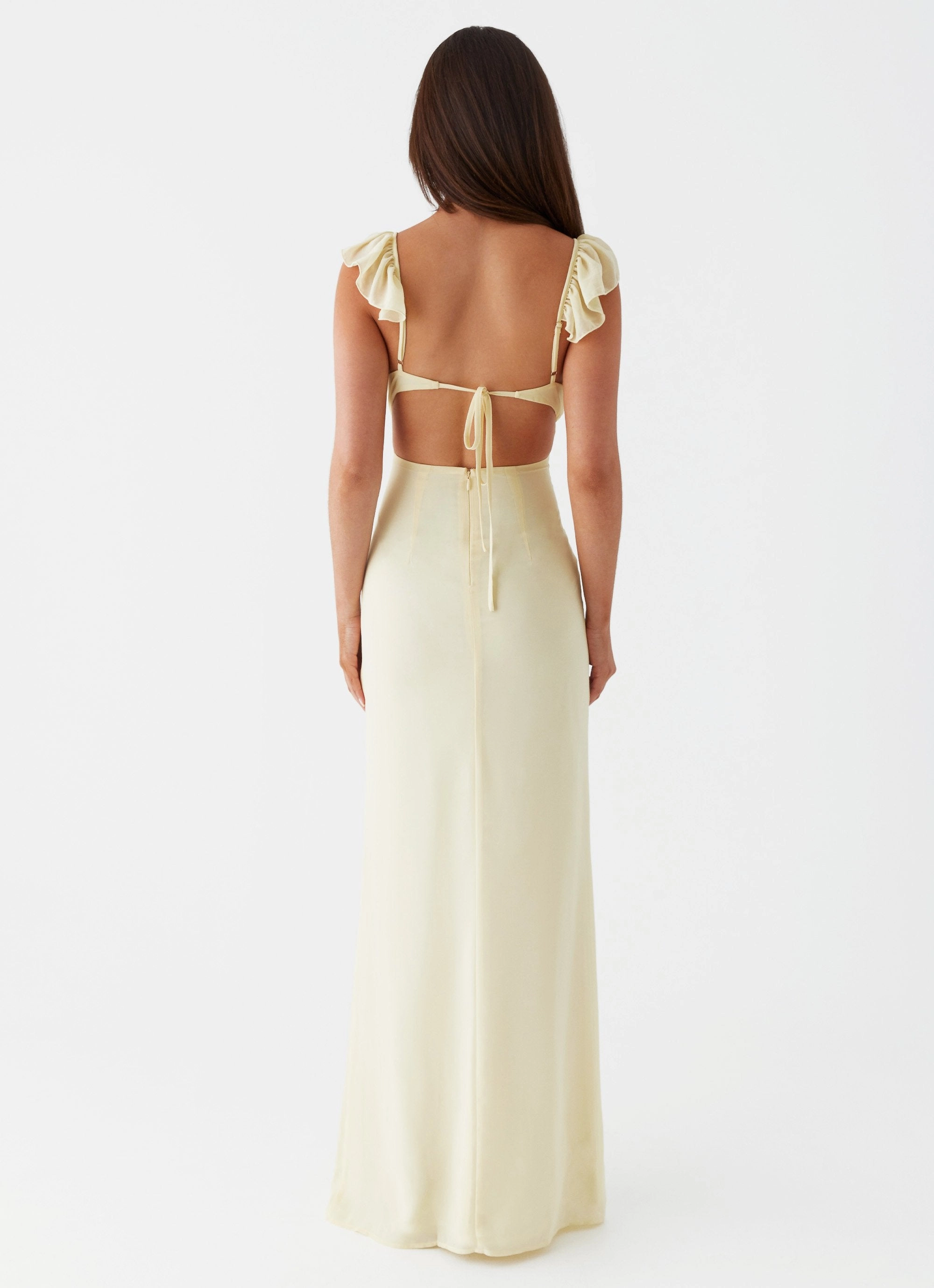Silvie Maxi Dress - Yellow Chic Layered Wear