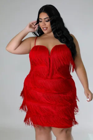 Fringe Frenzy Dress Plus