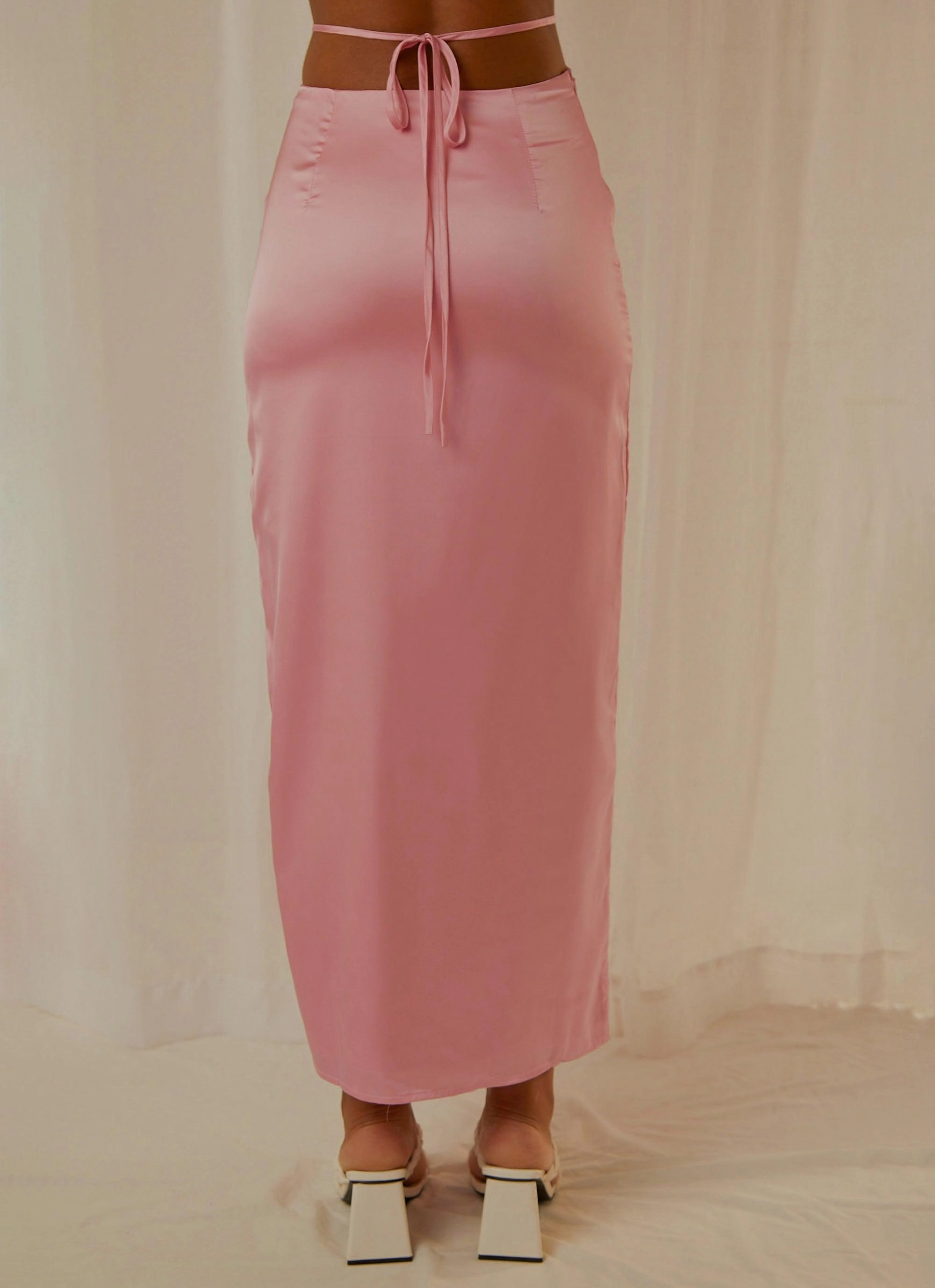 Packable design From Florence Maxi Skirt - Baby Pink