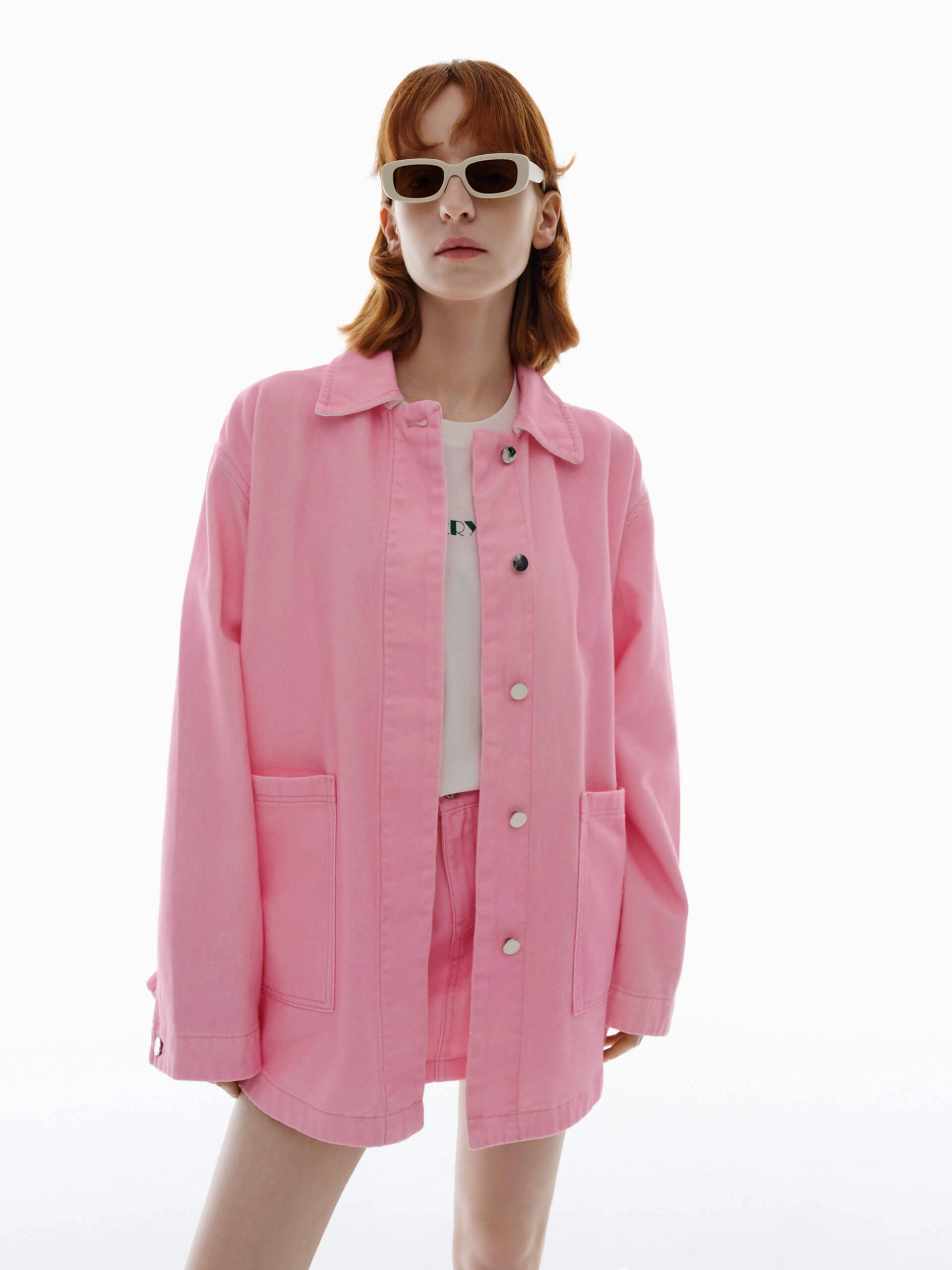 Front Pocket Cotton Jacket