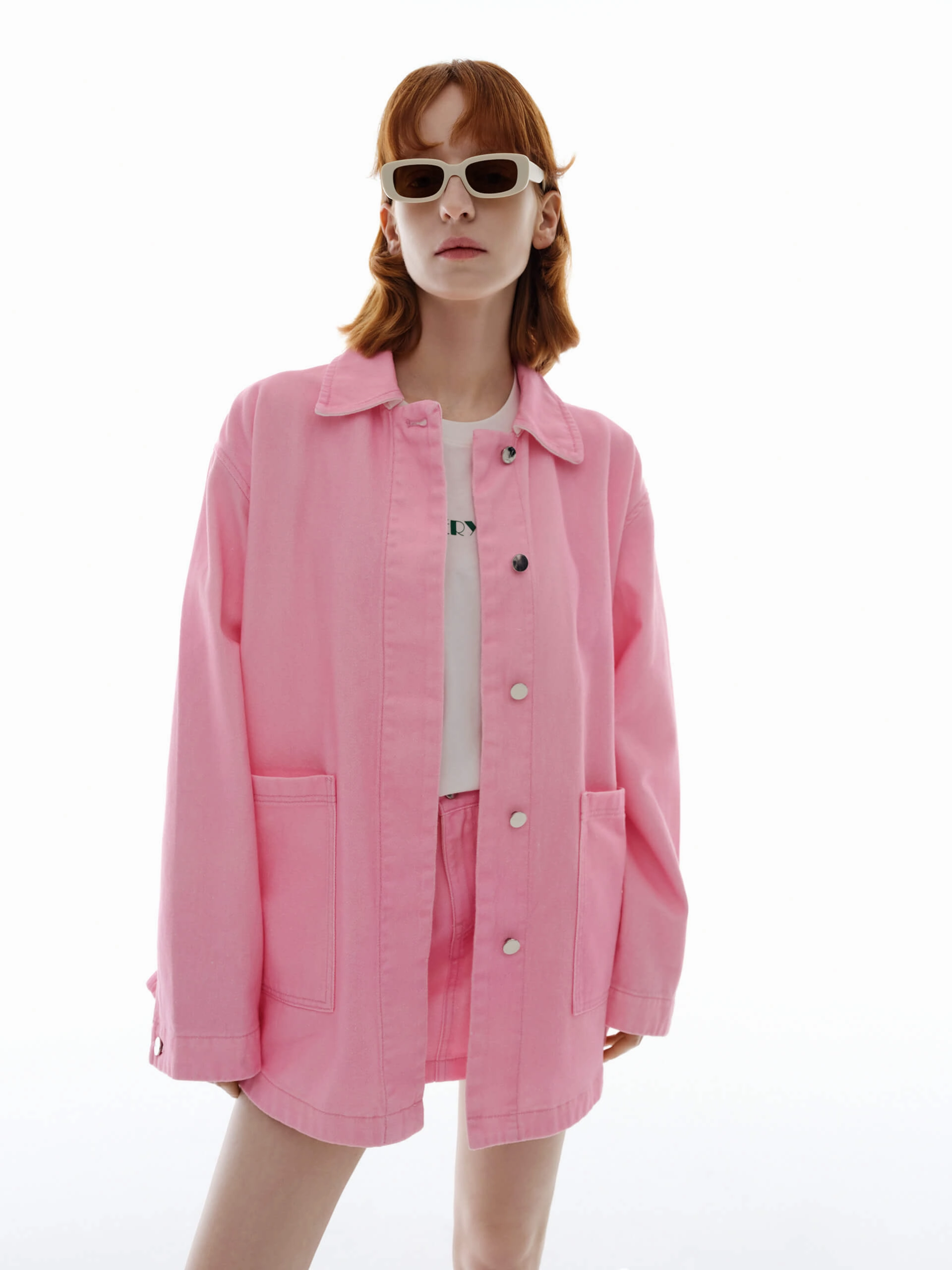 Front Pocket Cotton Jacket