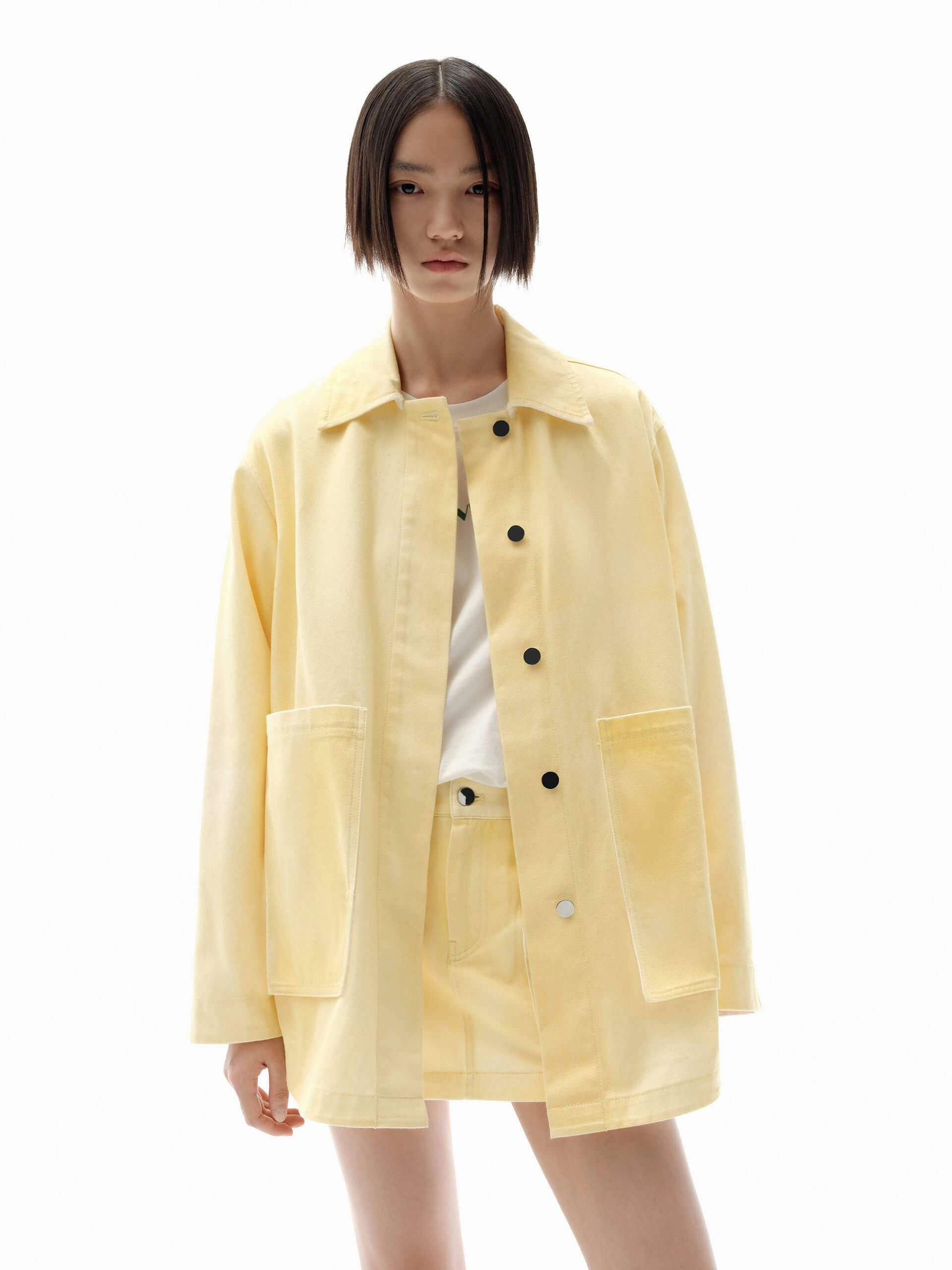 Front Pocket Cotton Jacket