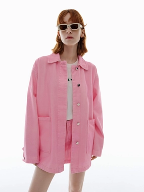 Front Pocket Cotton Jacket