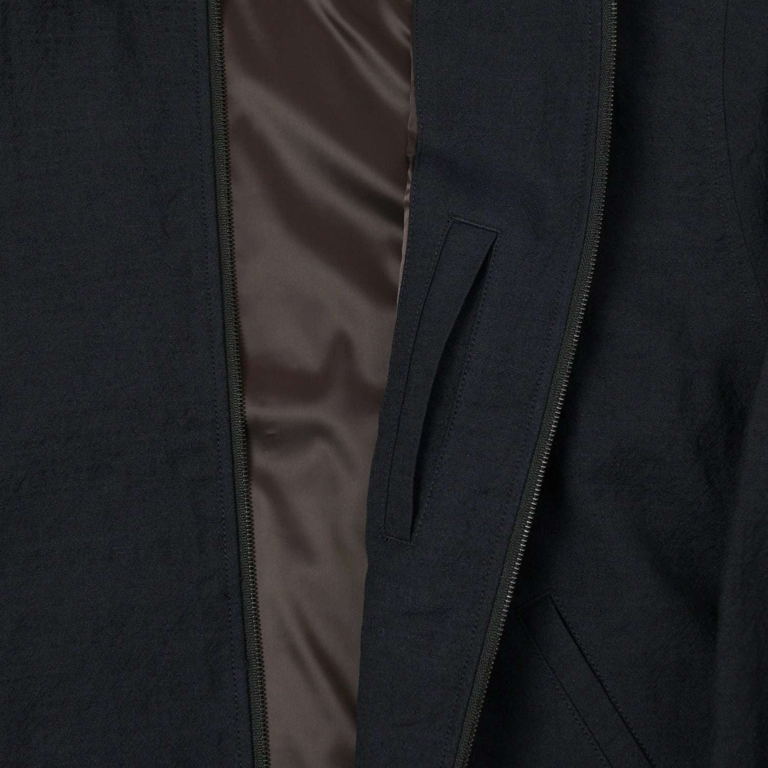 Fujito Zip Up Blouson - Dark Navy