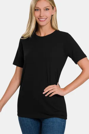Full Size Crew Neck Short Sleeve T-Shirt