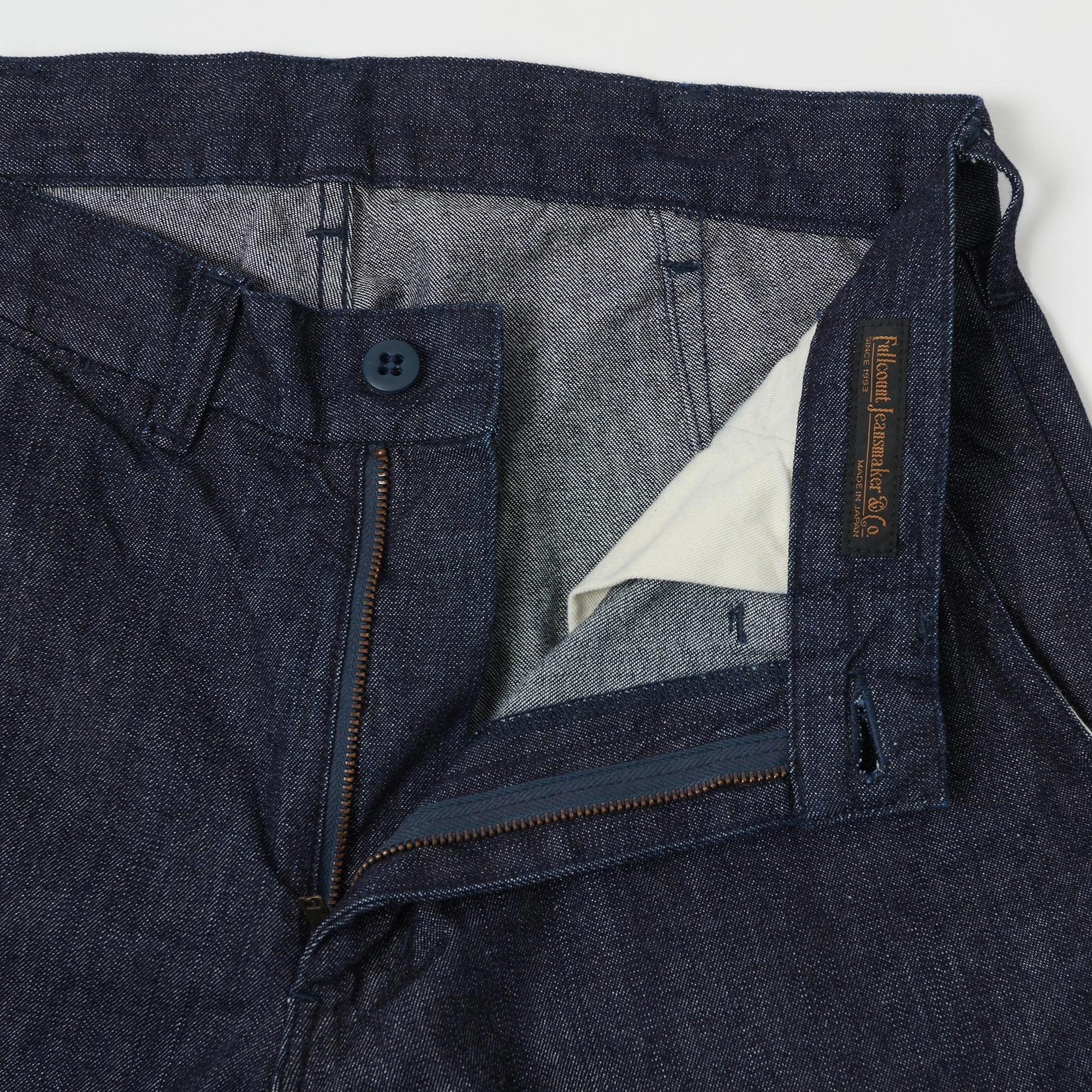 Full Count 1002 Tapered Denim Trouser - One Wash