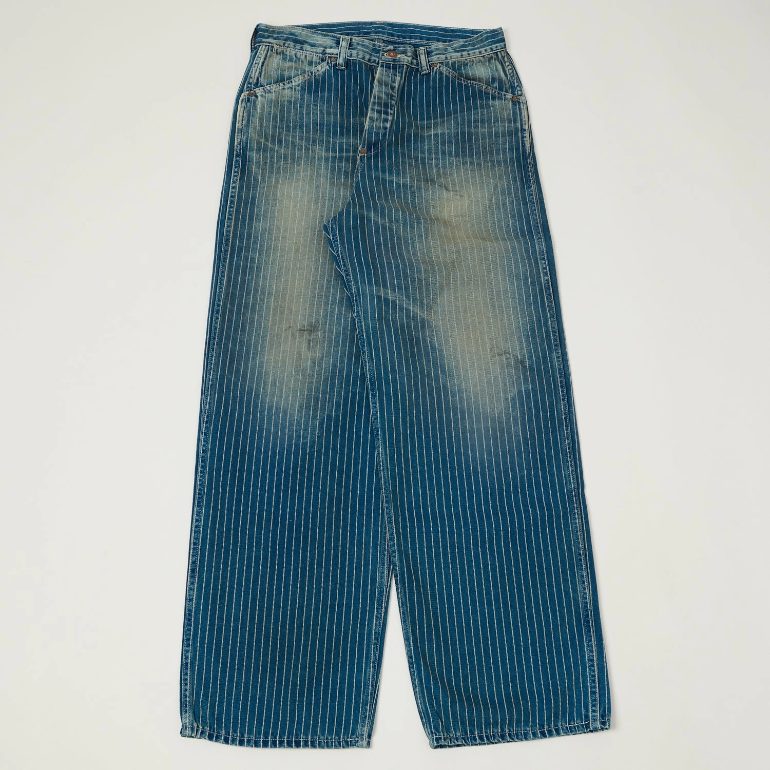 Full Count 1129 Indigo Wabash Work Pants - Heavy Wash