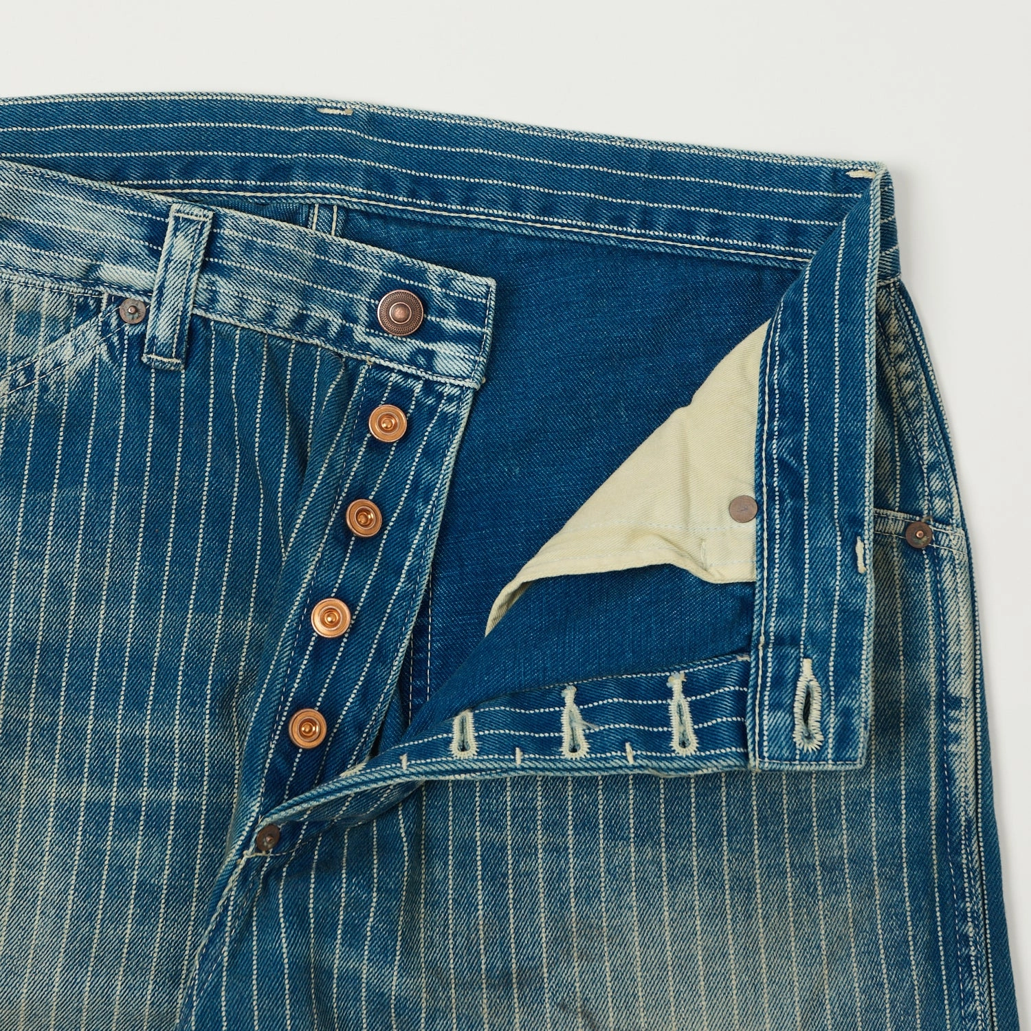 Full Count 1129 Indigo Wabash Work Pants - Heavy Wash