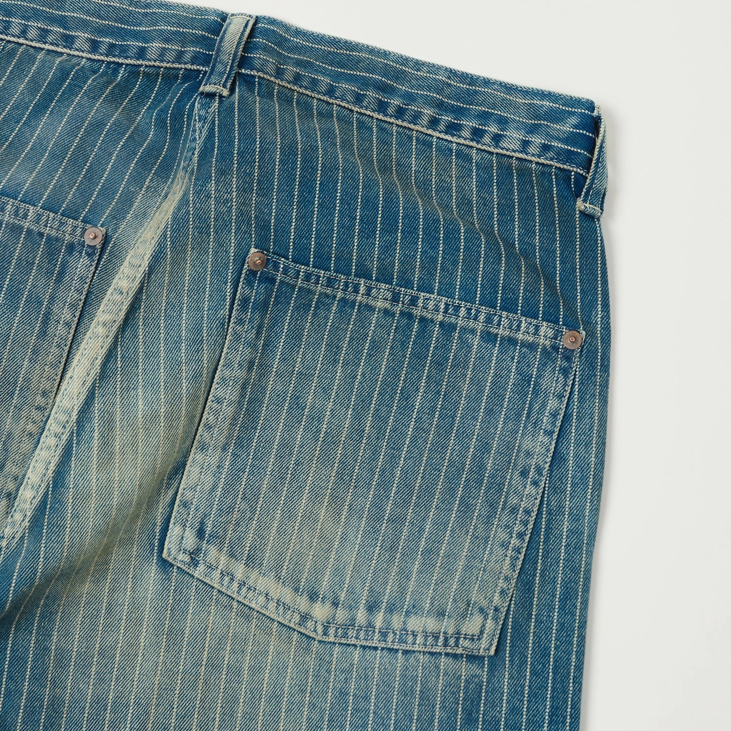 Full Count 1129 Indigo Wabash Work Pants - Heavy Wash