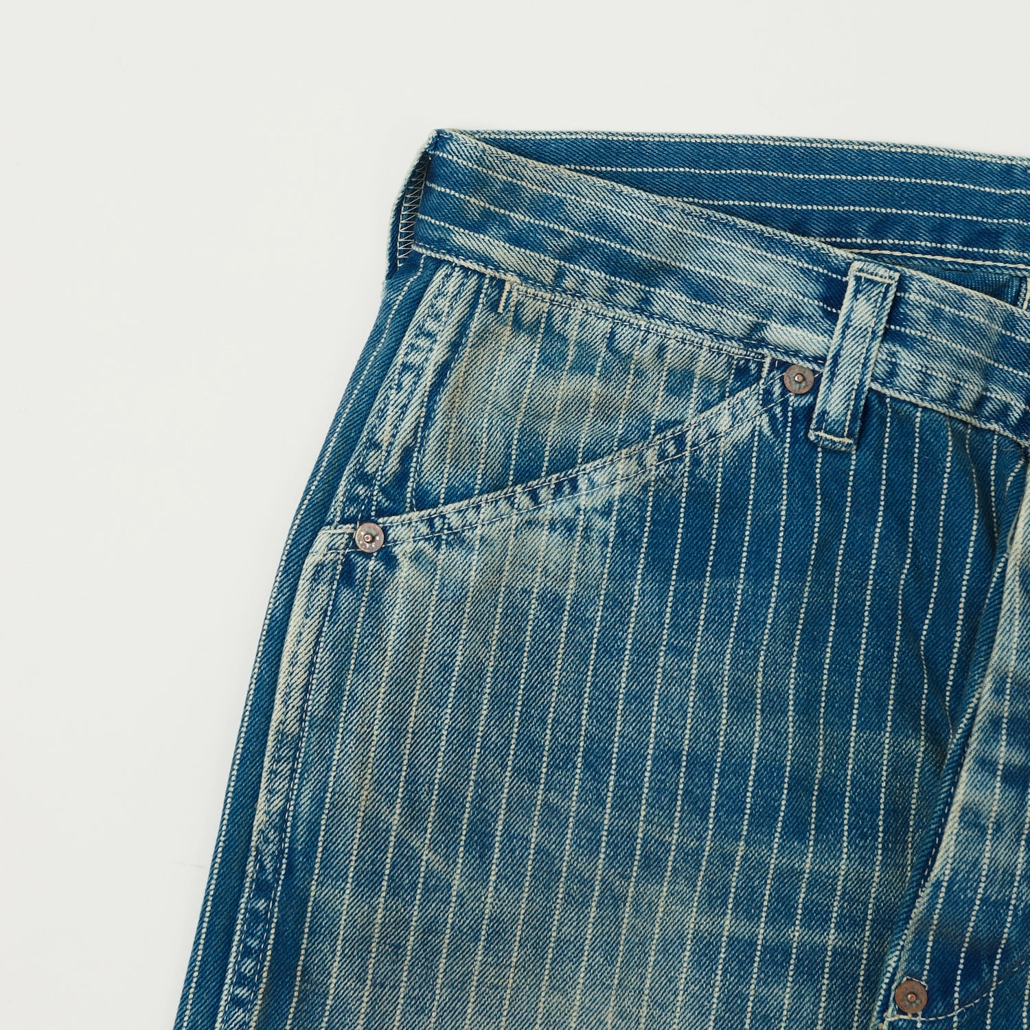 Full Count 1129 Indigo Wabash Work Pants - Heavy Wash