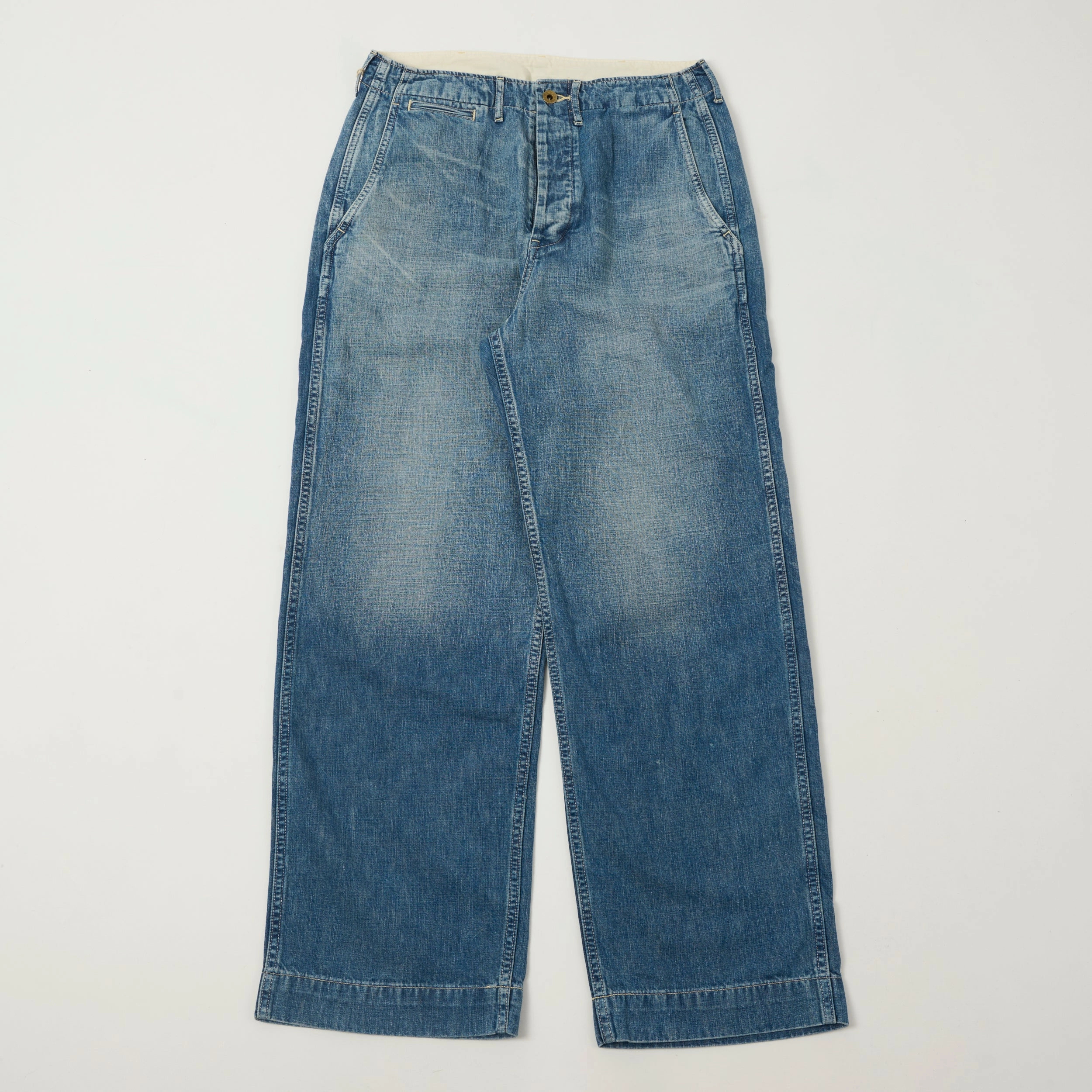 Full Count 1201 10.5oz Denim Trouser - Heavy Wash