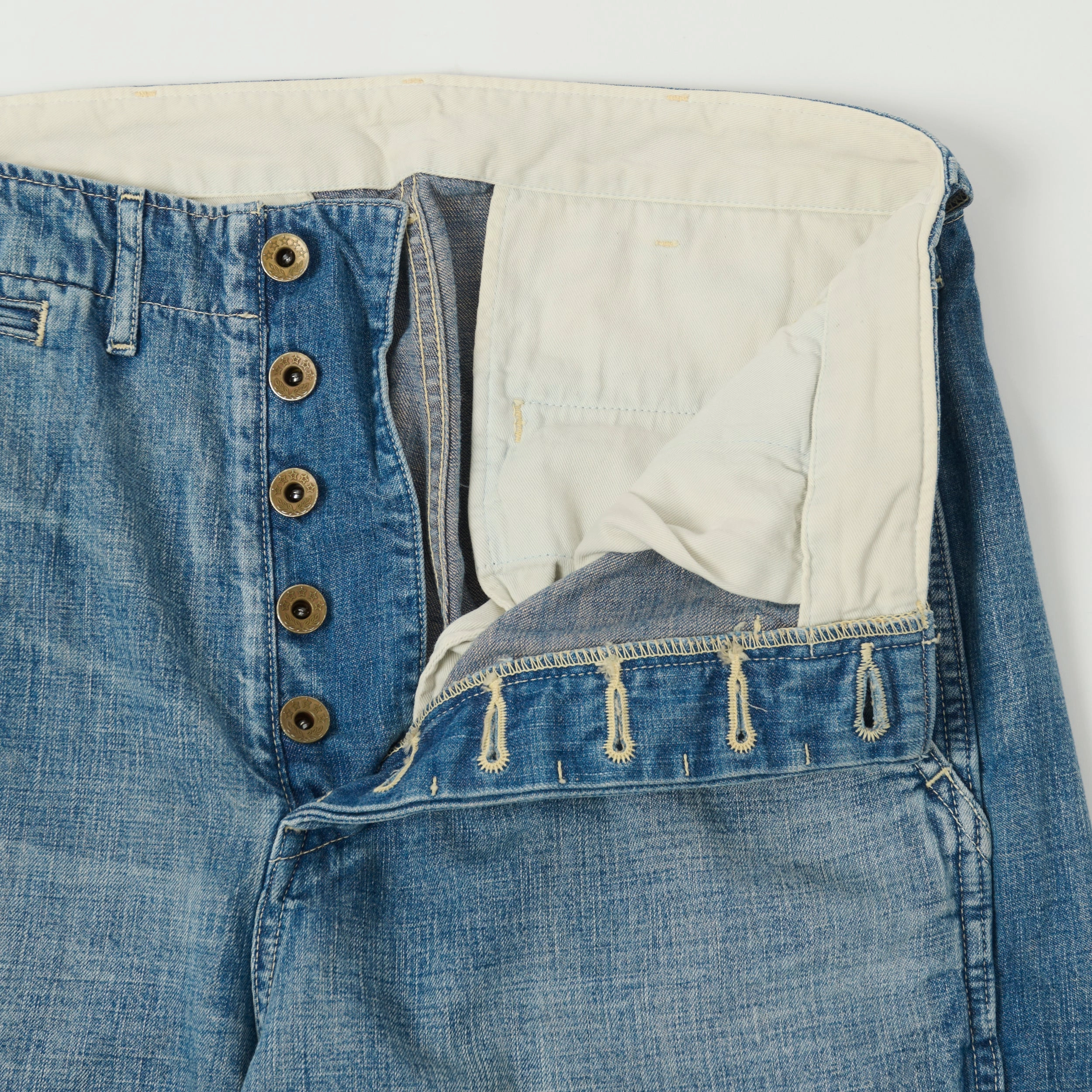 Full Count 1201 10.5oz Denim Trouser - Heavy Wash