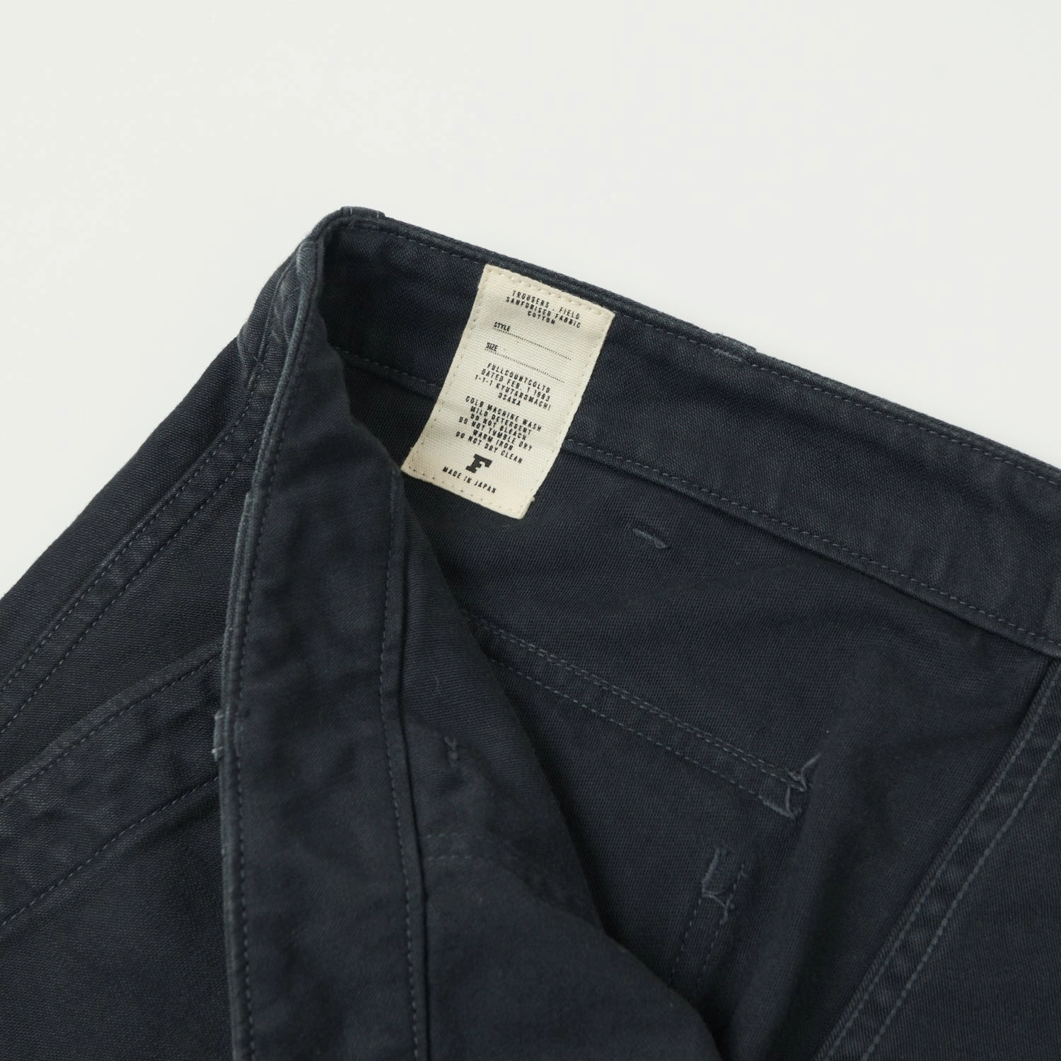 Full Count 1992 OG107 Utility Trouser - Black