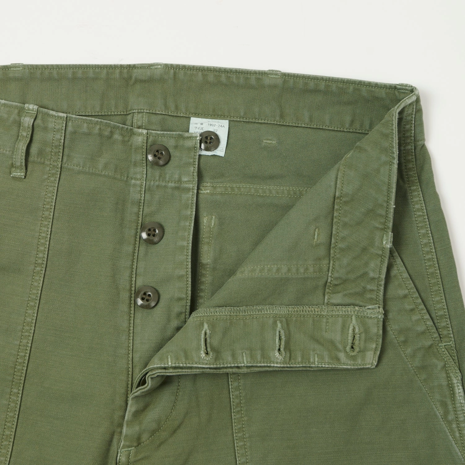 Full Count 1992 OG107 Utility Trouser - OD Green
