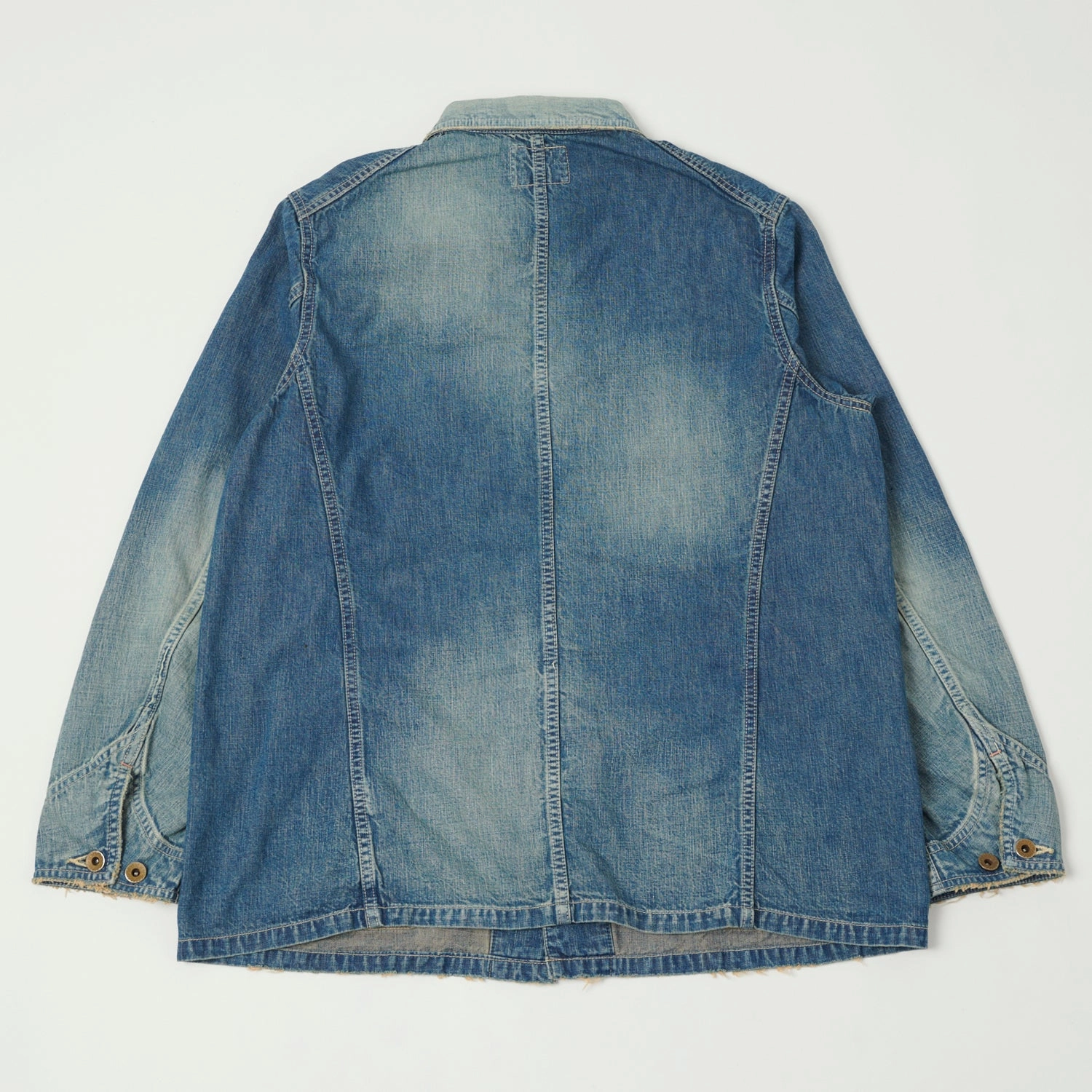 Full Count 2015 Denim Chore Jacket - Heavy Wash