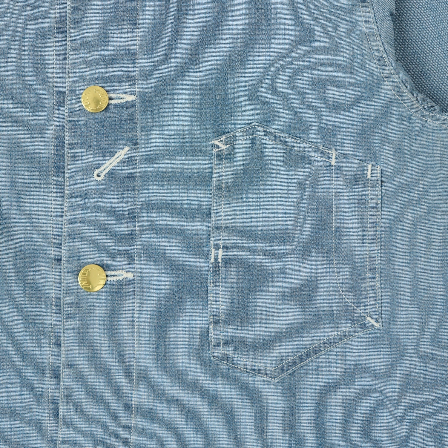 Full Count 2015 Early 1900s Pin Head Chore Jacket - Indigo