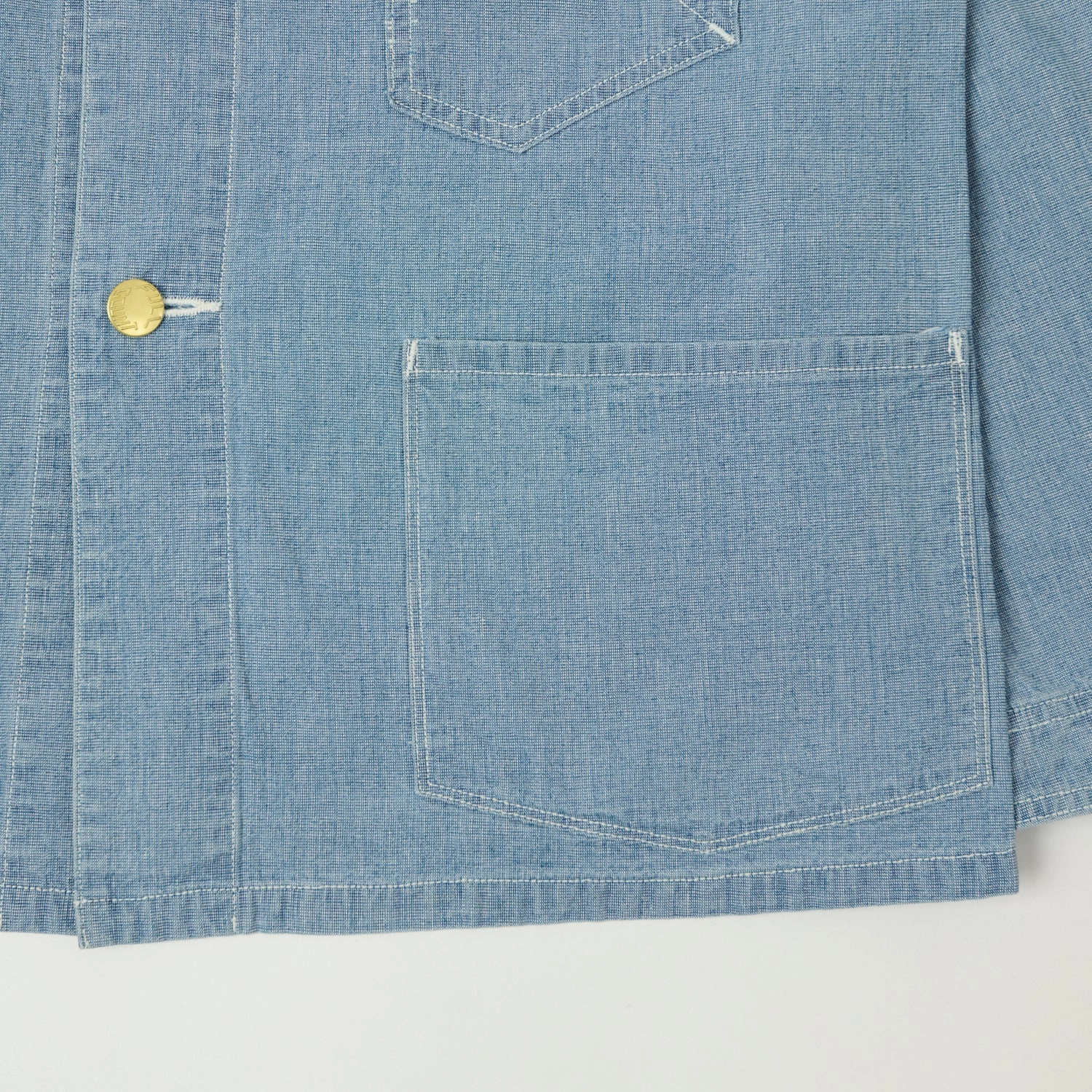 Full Count 2015 Early 1900s Pin Head Chore Jacket - Indigo