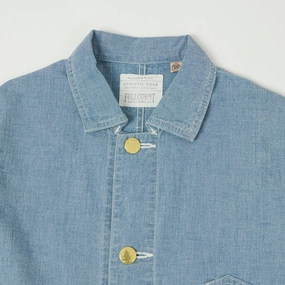Full Count 2015 Early 1900s Pin Head Chore Jacket - Indigo