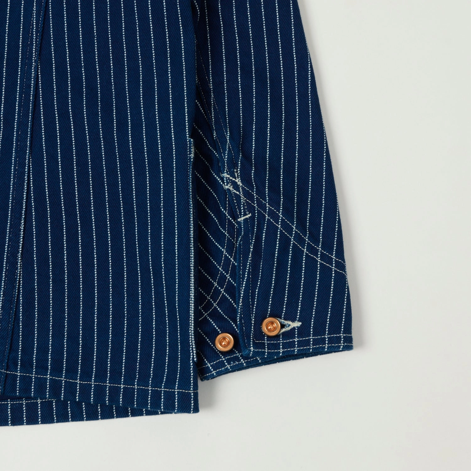 Full Count 2015 Early 1900s Wabash Chore Jacket - Indigo