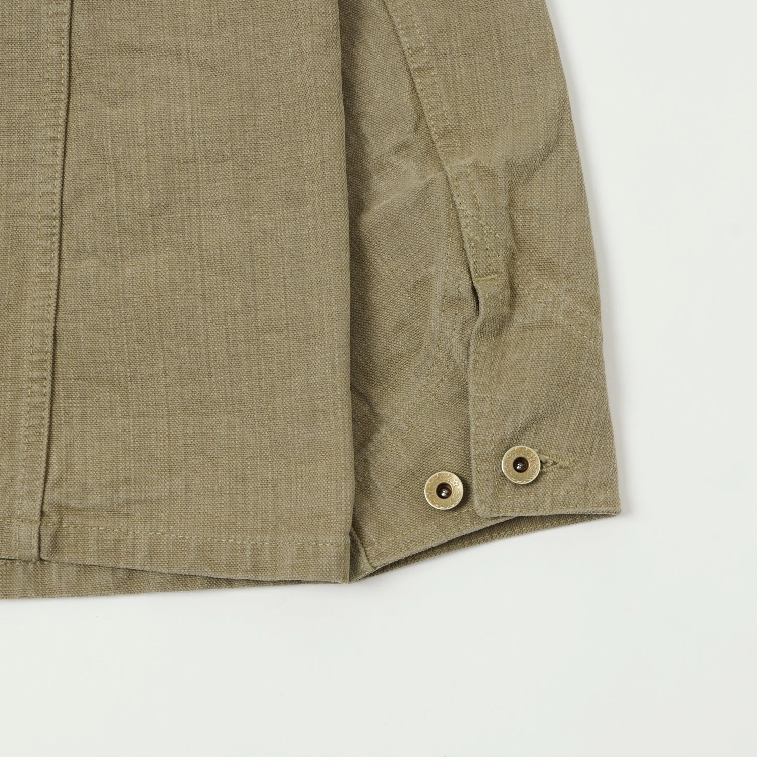 Full Count 2015 Sulfur Dye Heavy Oxford Chore Jacket - Olive Drab