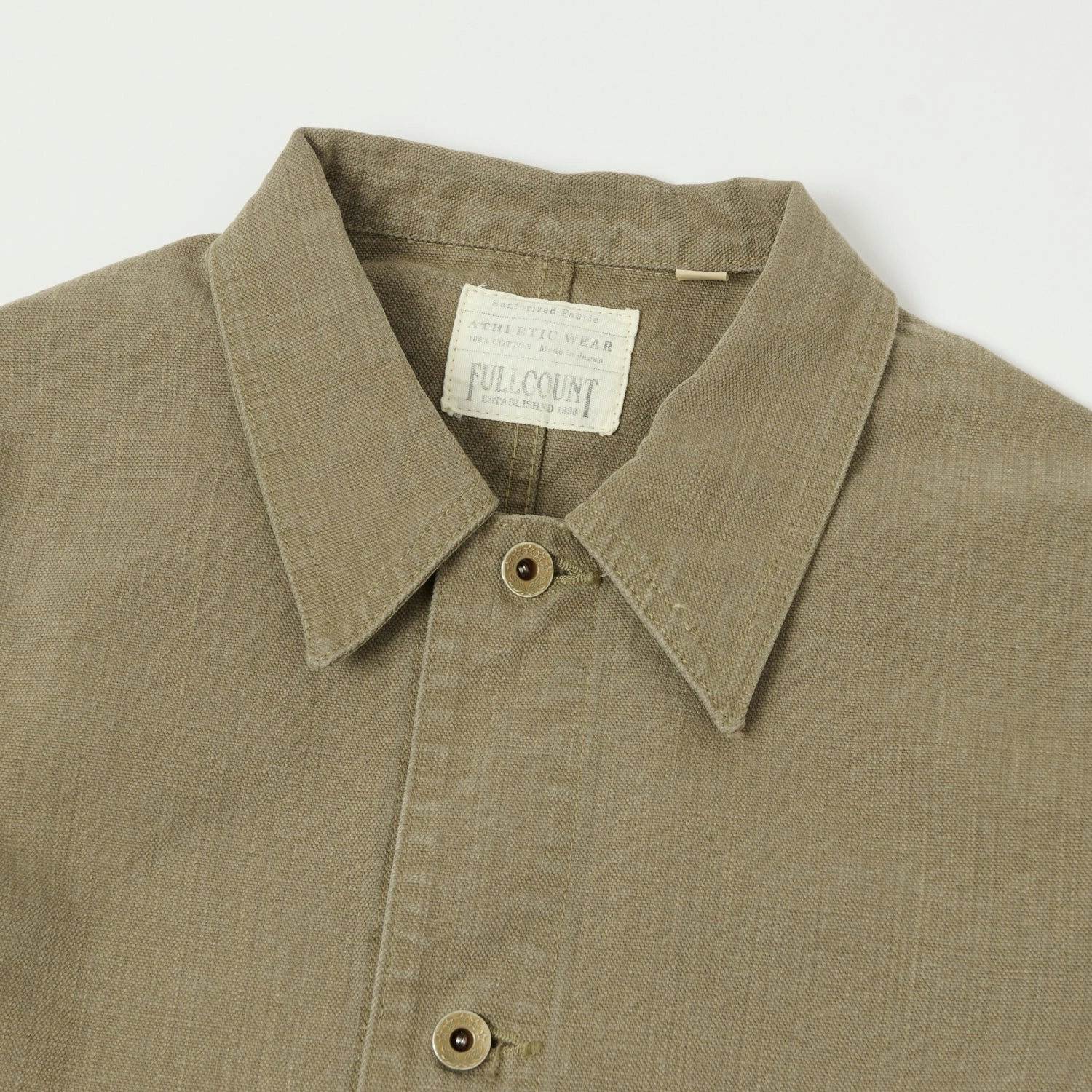 Full Count 2015 Sulfur Dye Heavy Oxford Chore Jacket - Olive Drab