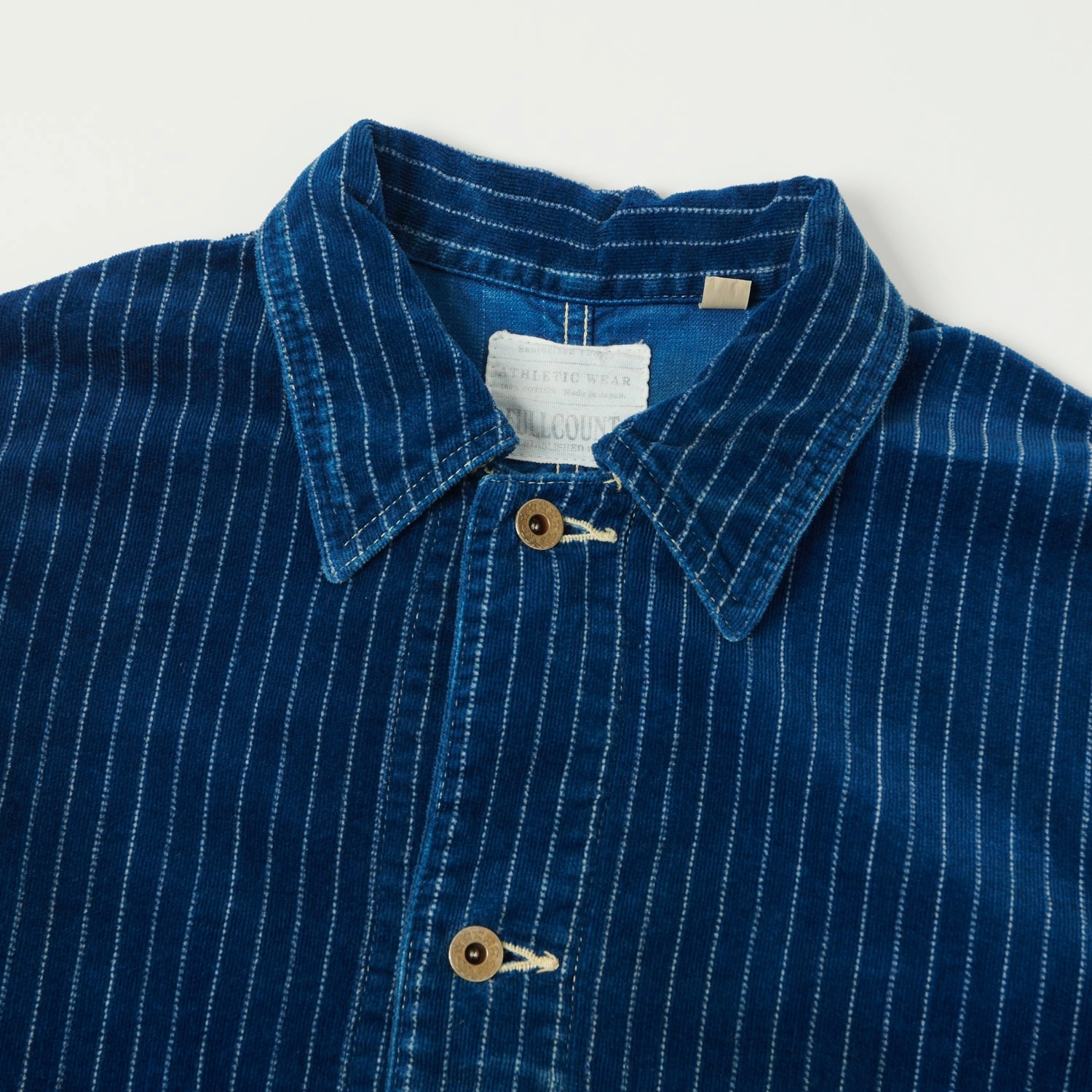 Full Count 2015 Wabash Corduroy Chore Jacket - Heavy Wash