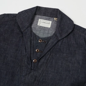 Full Count 2017 U.S. Navy Denim Pullover Jacket - One Wash Full Count 2017 U.S. Navy Denim Pullover Jacket - One Wash