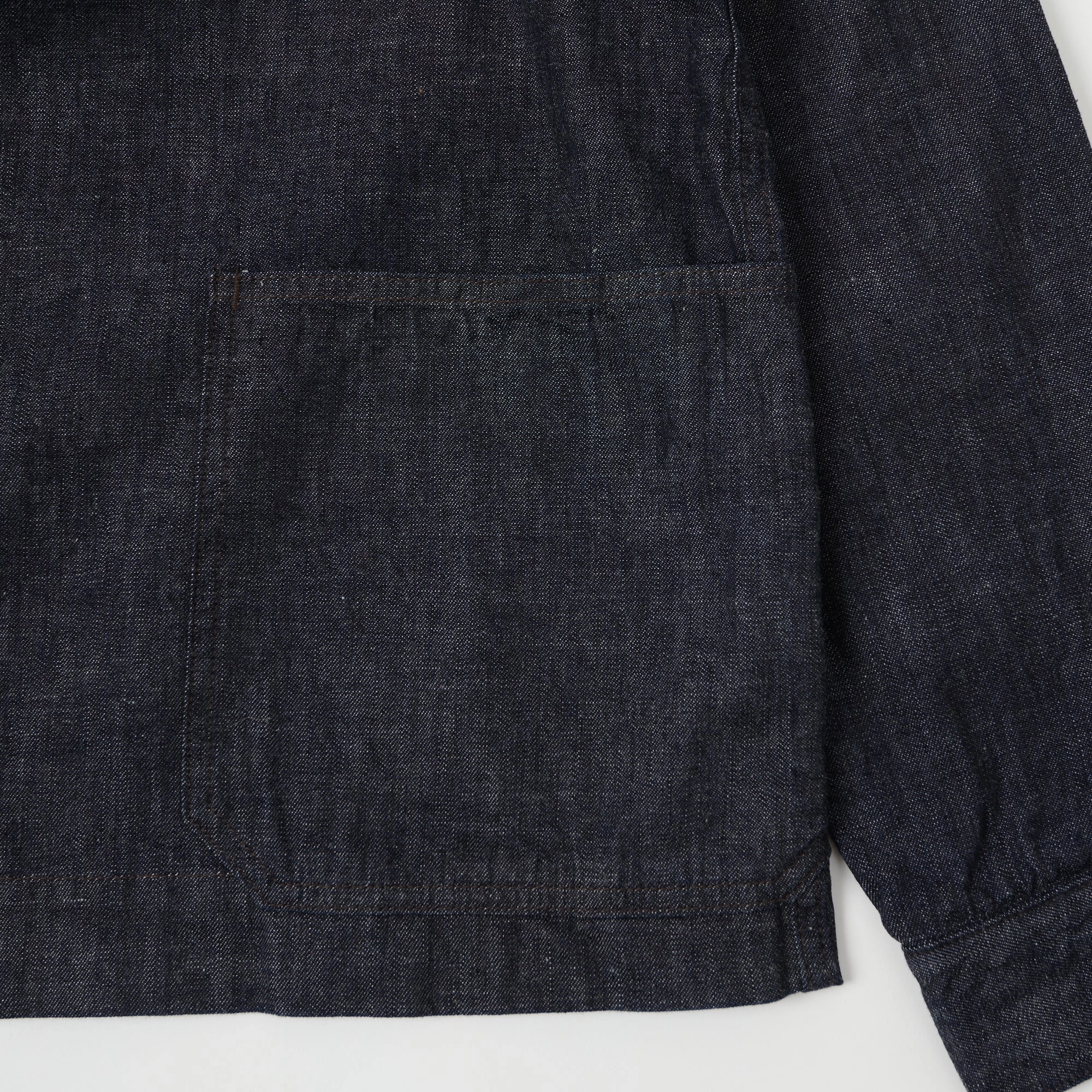 Full Count 2017 U.S. Navy Denim Pullover Jacket - One Wash