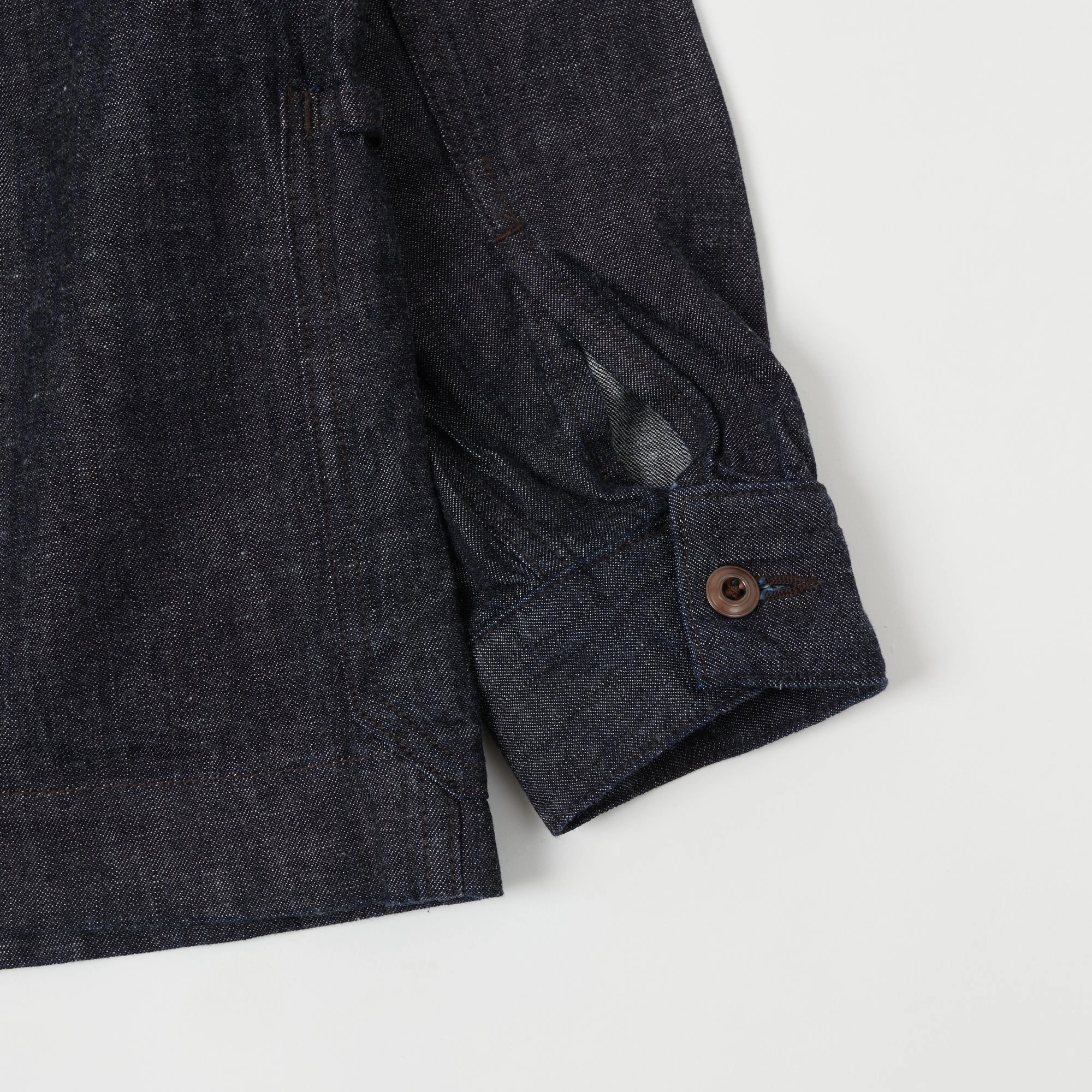 Full Count 2017 U.S. Navy Denim Pullover Jacket - One Wash