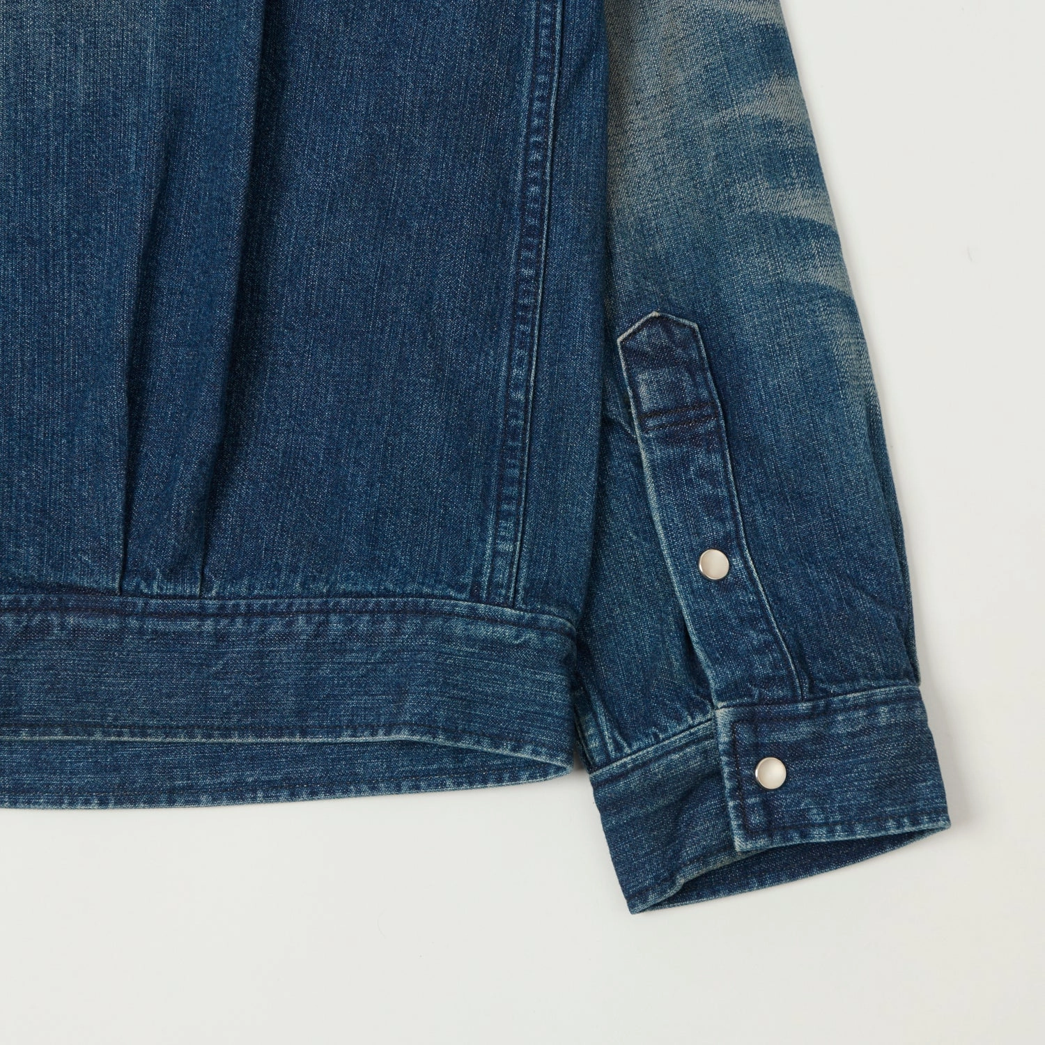 Full Count 2038 Hollywood Dude Denim Jacket - Heavy Wash