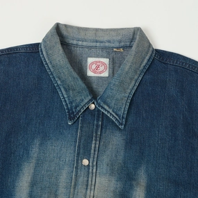 Full Count 2038 Hollywood Dude Denim Jacket - Heavy Wash