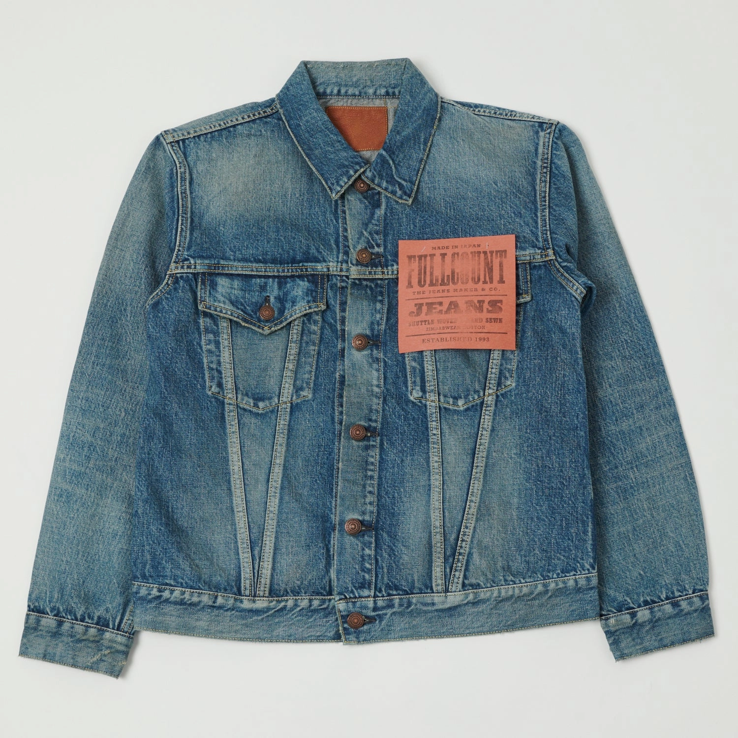 Full Count 2101 13.75oz Type III Denim Jacket - 'Dartford' Wash