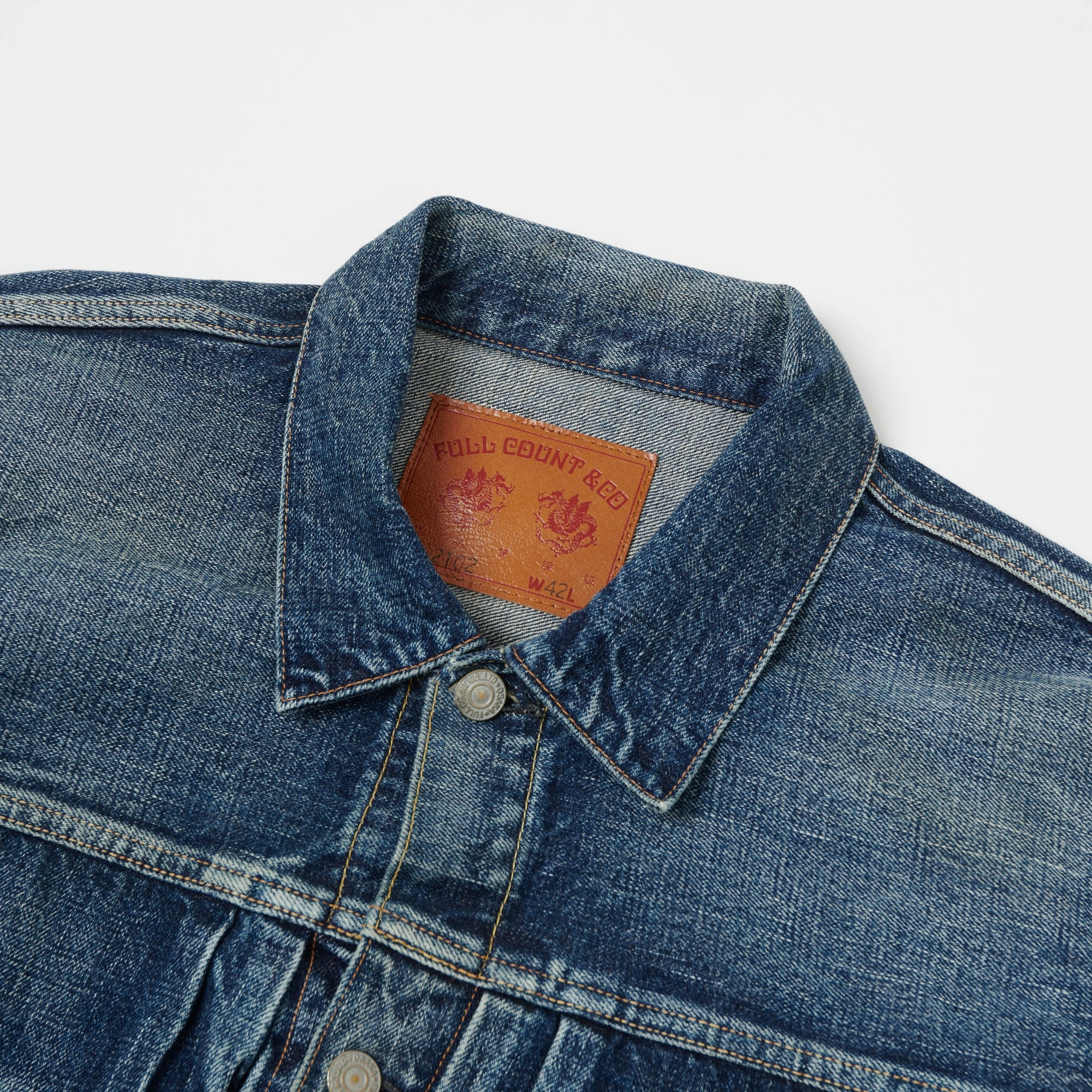 Full Count 2102 13.75oz Type II Denim Jacket - 'Real Killer' Wash