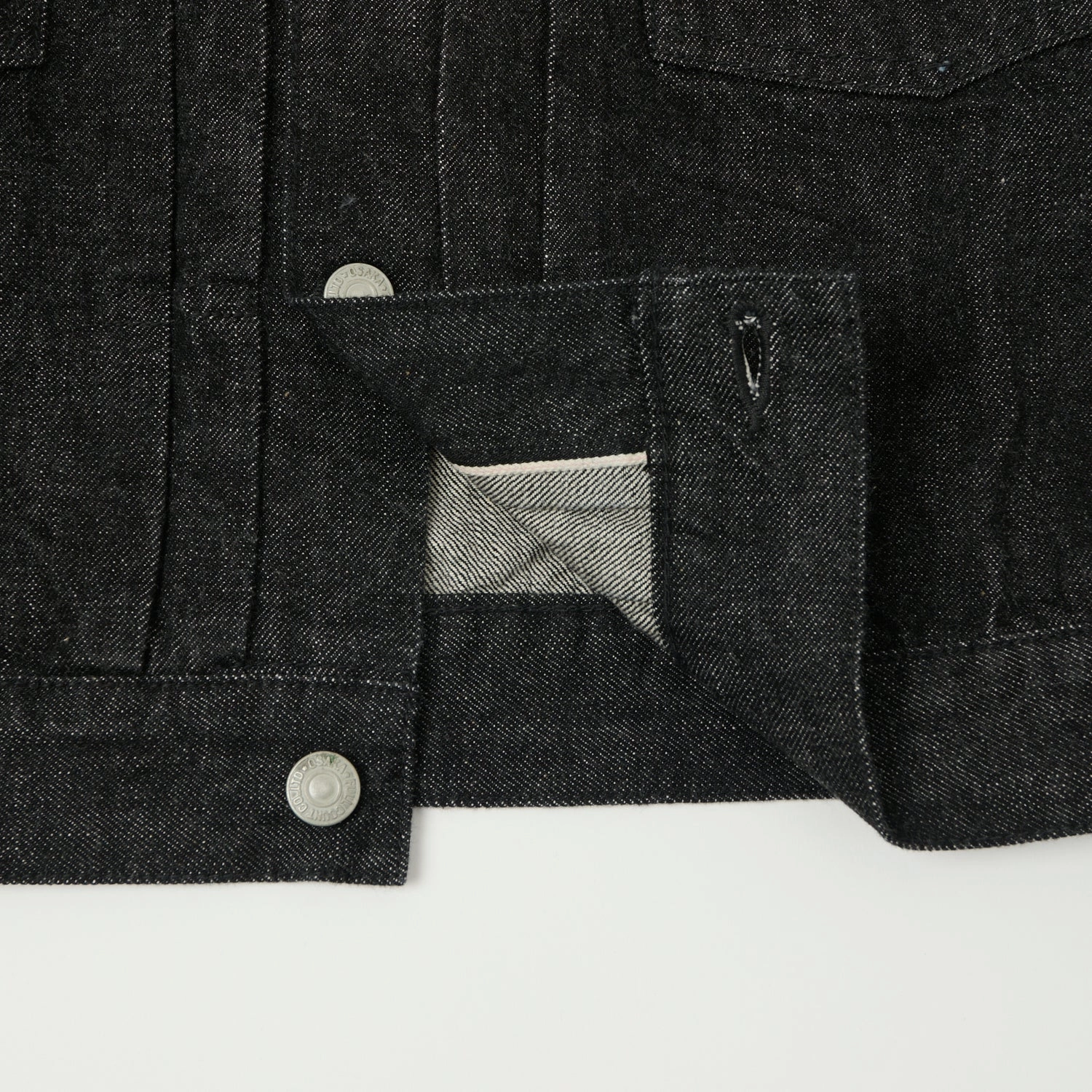 Full Count 2102 13.75oz Type II Denim Jacket - Black One Wash