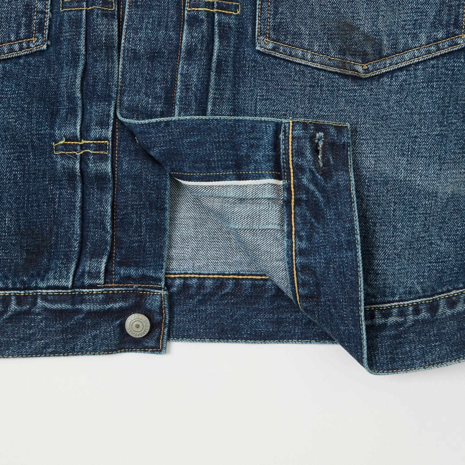 Full Count 2102XX 15.5oz Type II Denim Jacket - 'Fear of the Dark' Wash