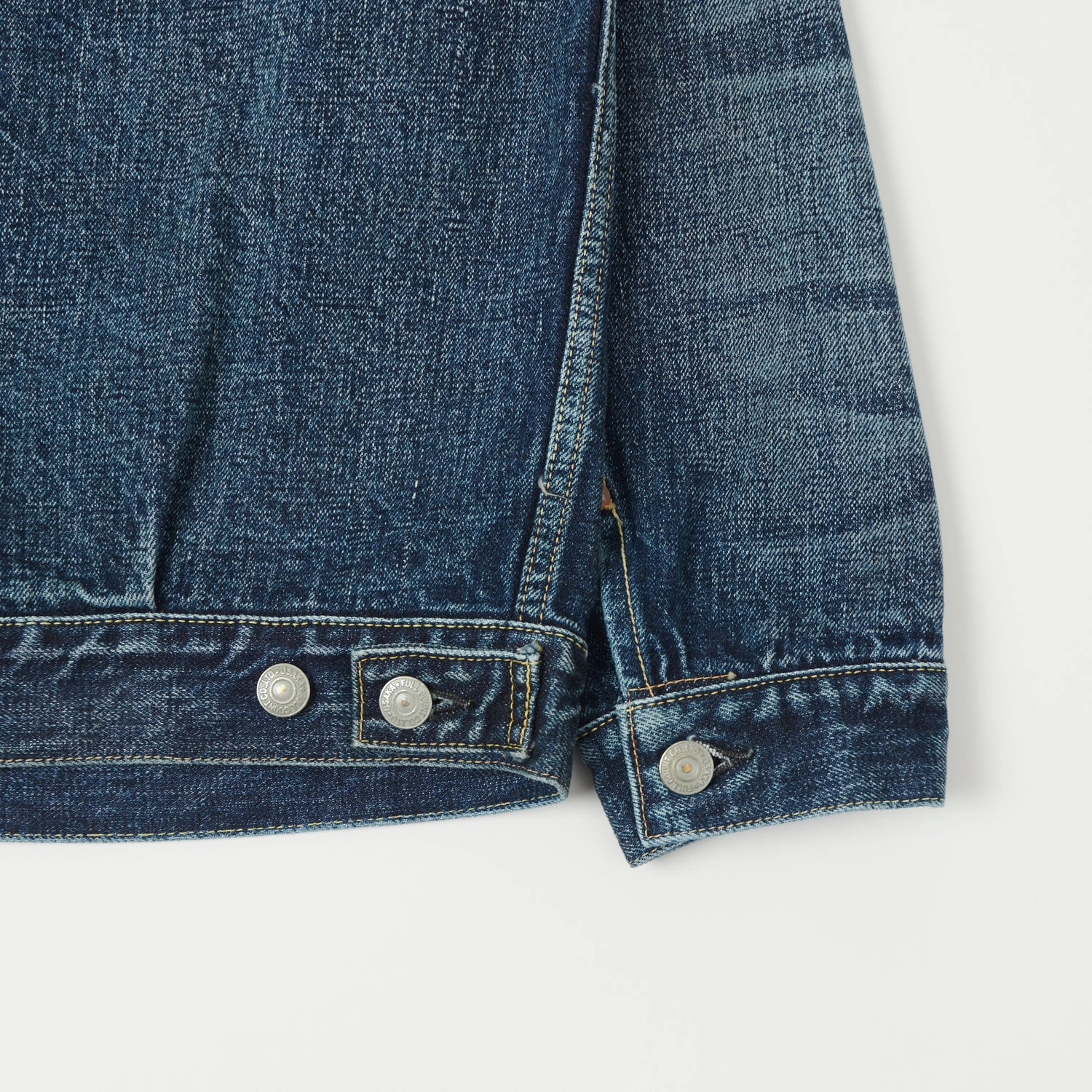 Full Count 2102XX 15.5oz Type II Denim Jacket - 'Fear of the Dark' Wash