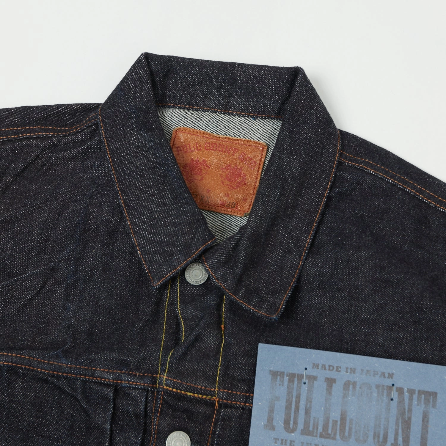 Full Count 2102XX 15.5oz Type II Denim Jacket - One Wash