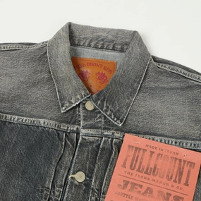 Full Count 2107 13.5oz Type I Denim Jacket - Black Splatter Dartford Wash Full Count 2107 13.5oz Type I Denim Jacket - Black Splatter Dartford Wash