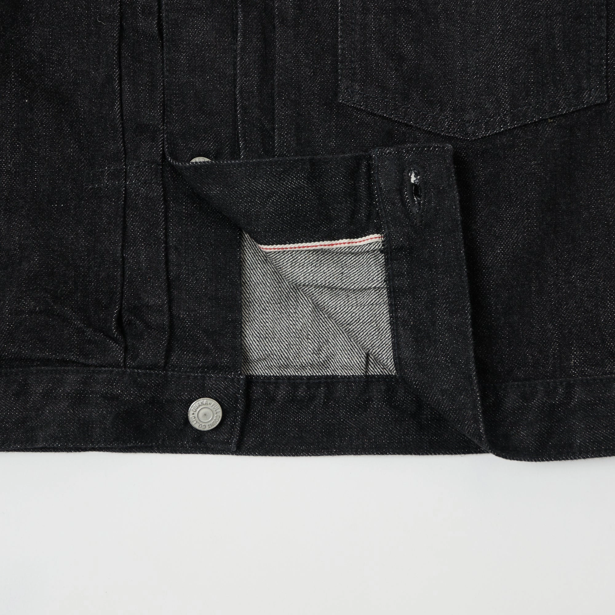 Full Count 2107 13.75oz Type I Denim Jacket - Black One Wash