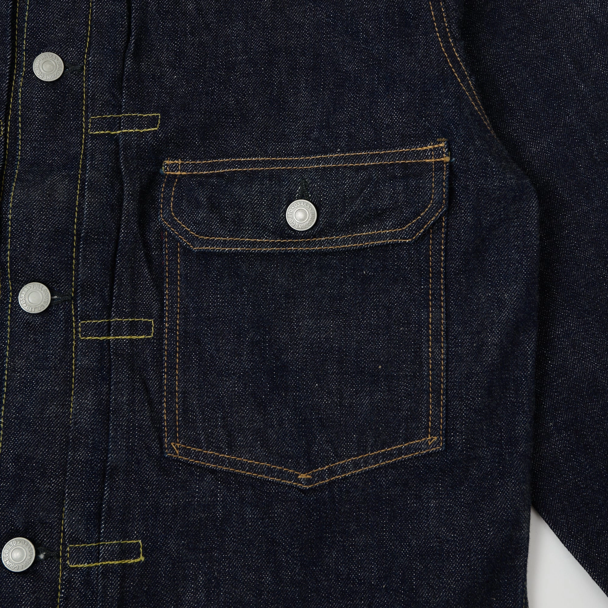 Full Count 2107 13.75oz Type I Denim Jacket - One Wash