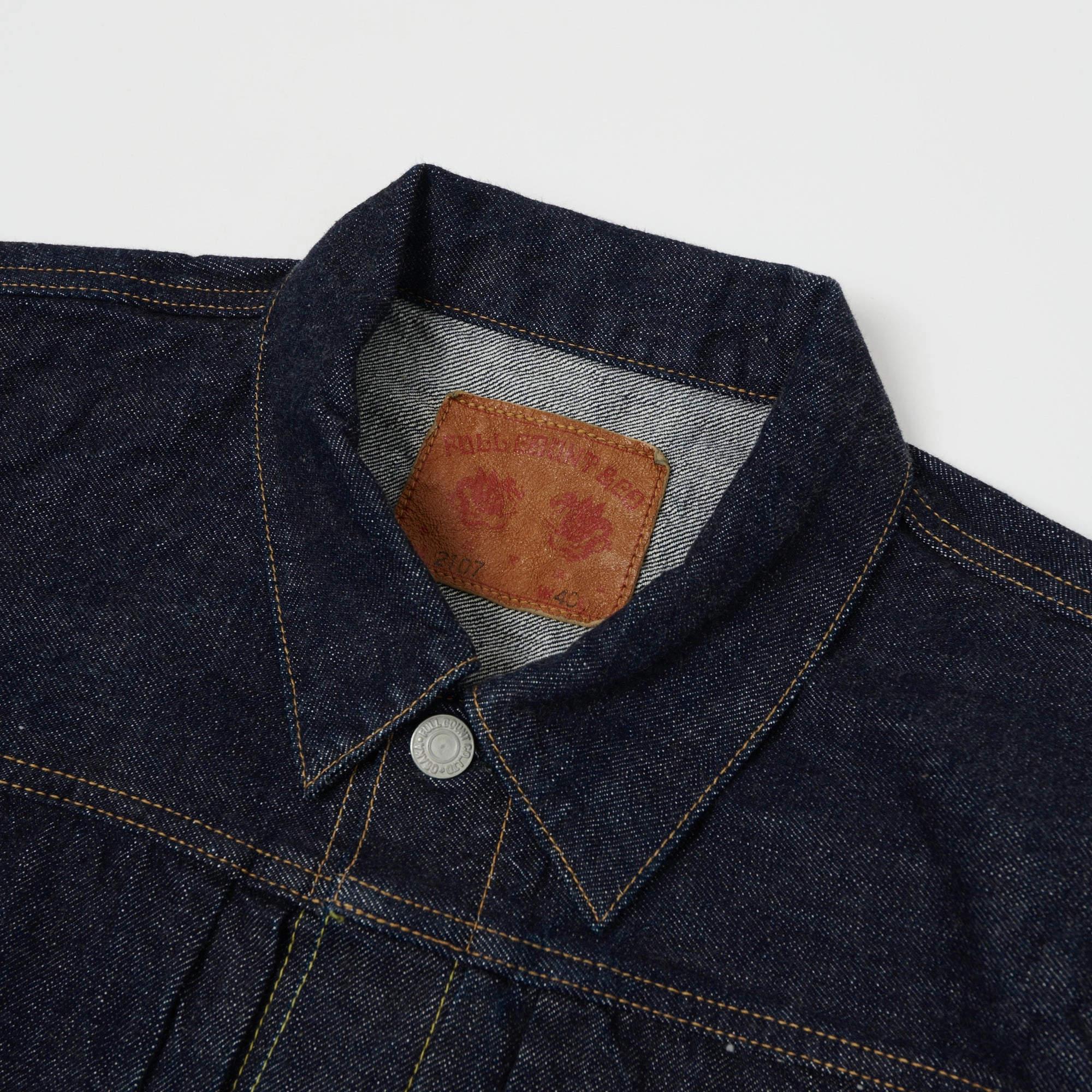 Full Count 2107 13.75oz Type I Denim Jacket - One Wash